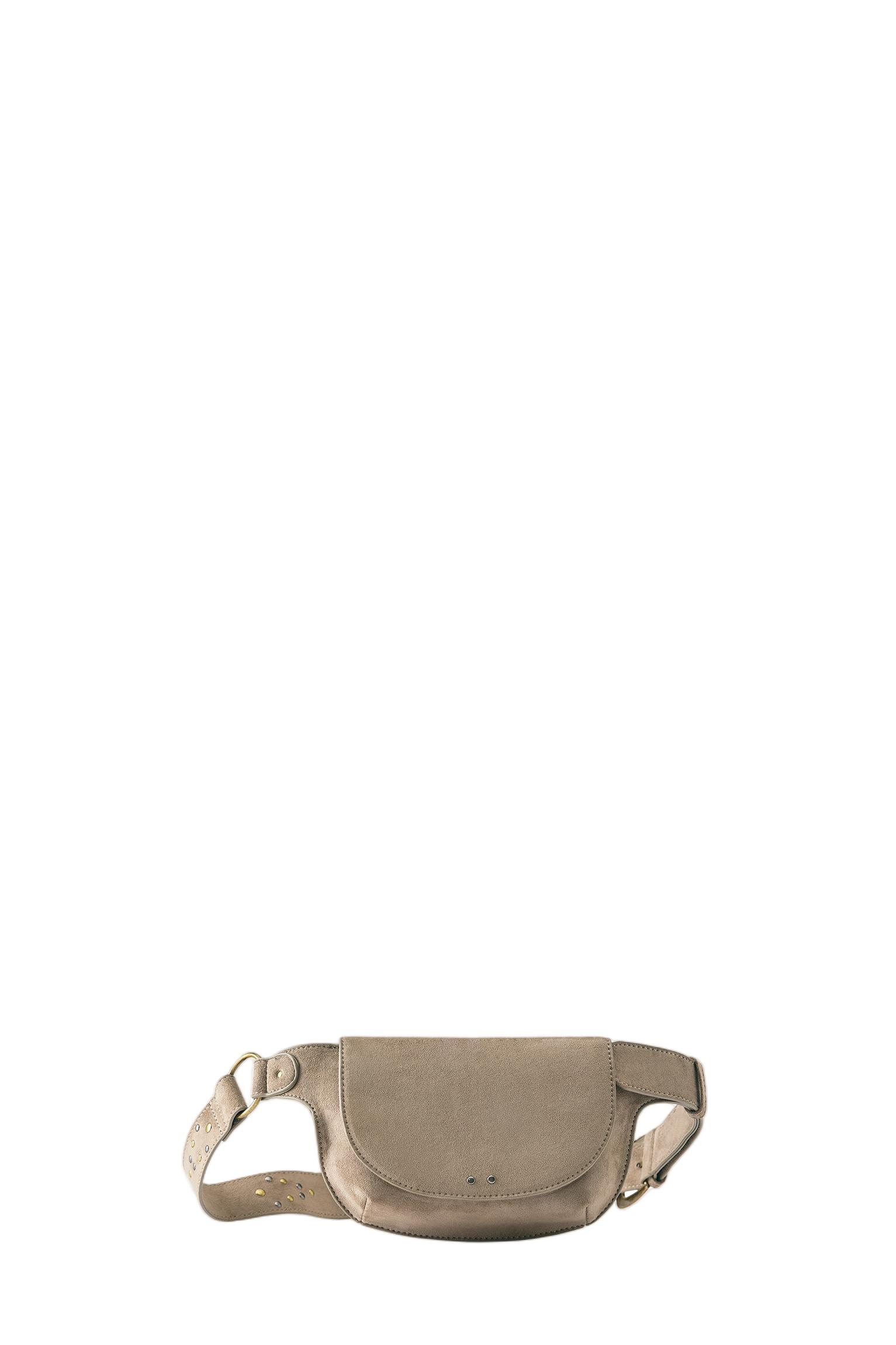 Studded belt bag — Taupe (alternate view)
