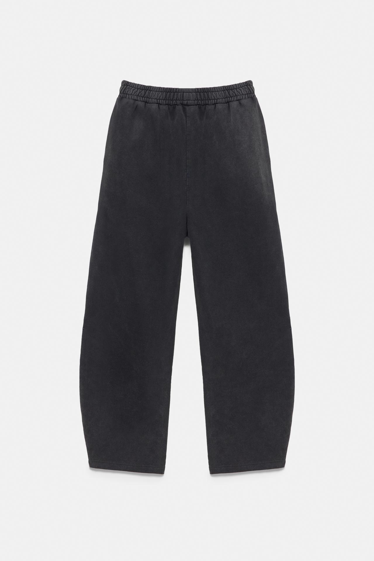 Grey barrel trousers — Anthracite grey