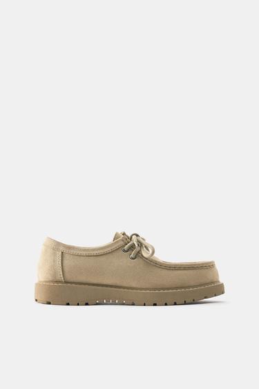 Lace-up shoes — Ecru 1