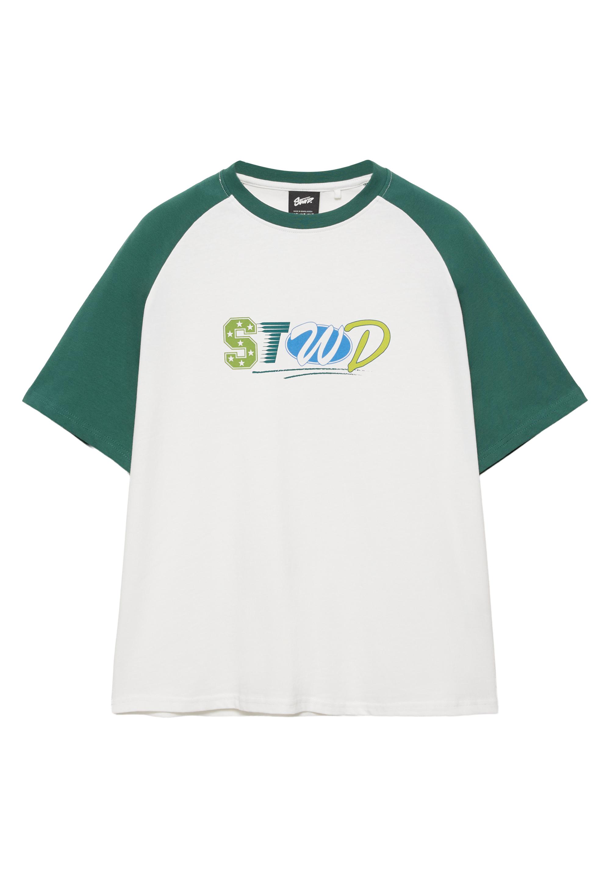 Reglan kollu STWD t-shirt - Görsel 4