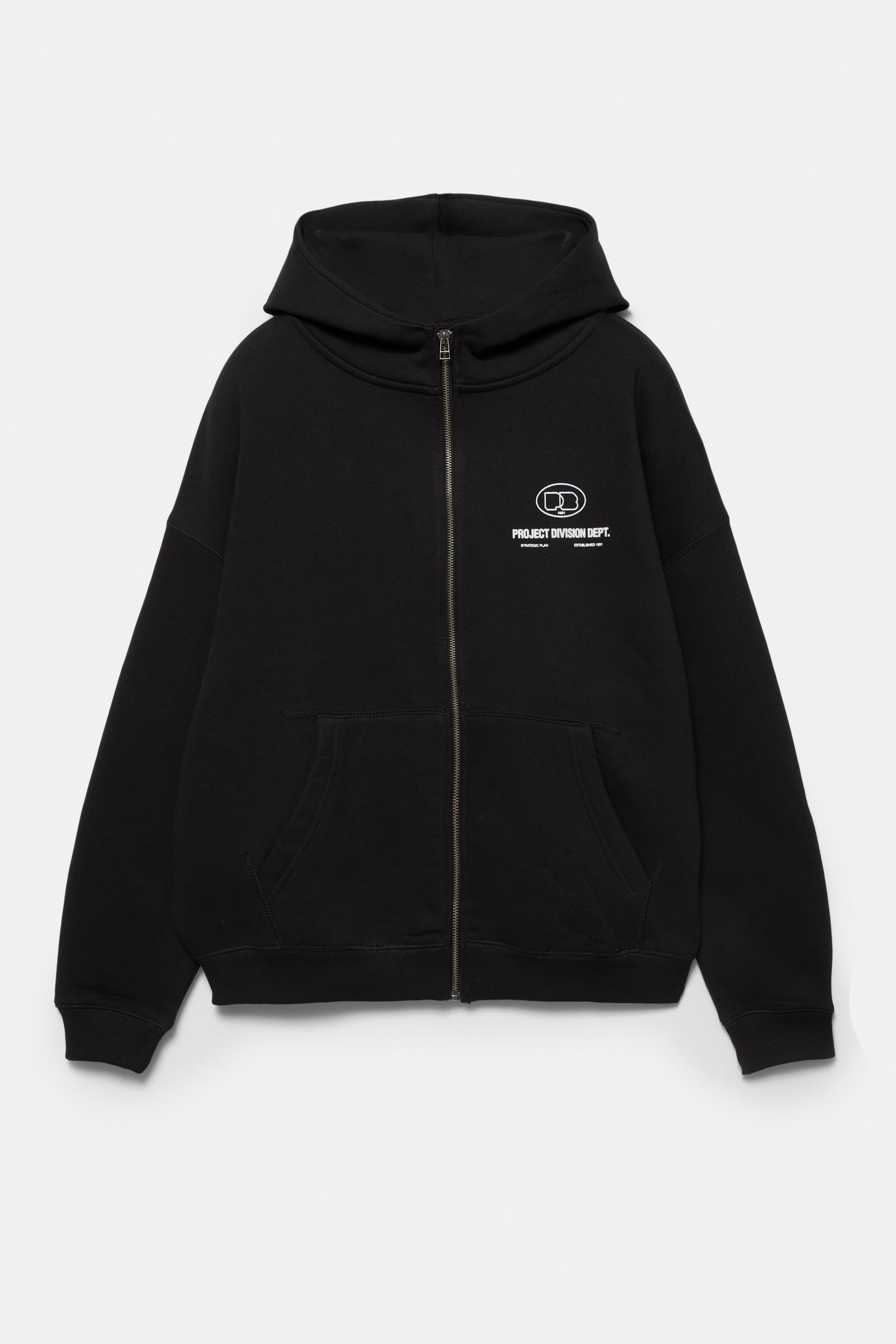 Fermuarlı kapüşonlu sweatshirt - Görsel 5