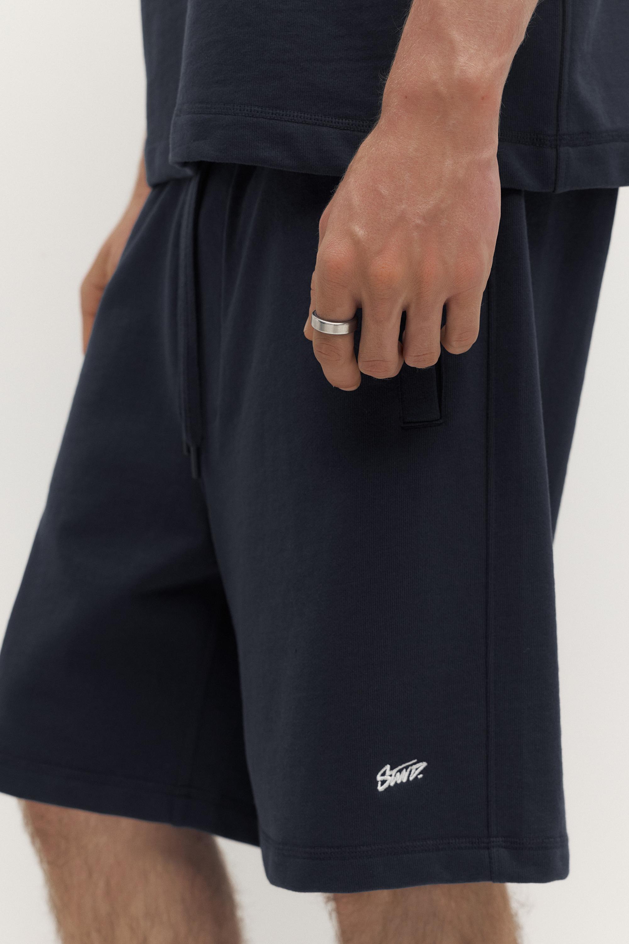 Logolu jogger bermuda şort - Görsel 82