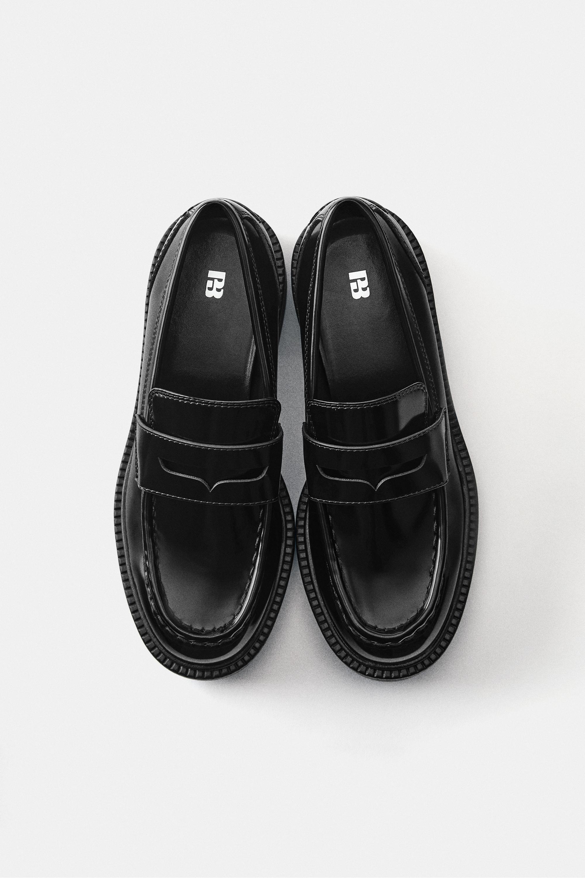 Block loafers — Black