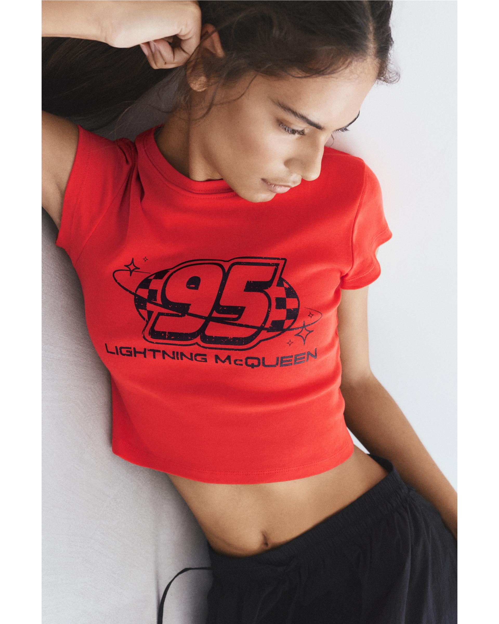 Kırmızı Cars t-shirt - Görsel 11