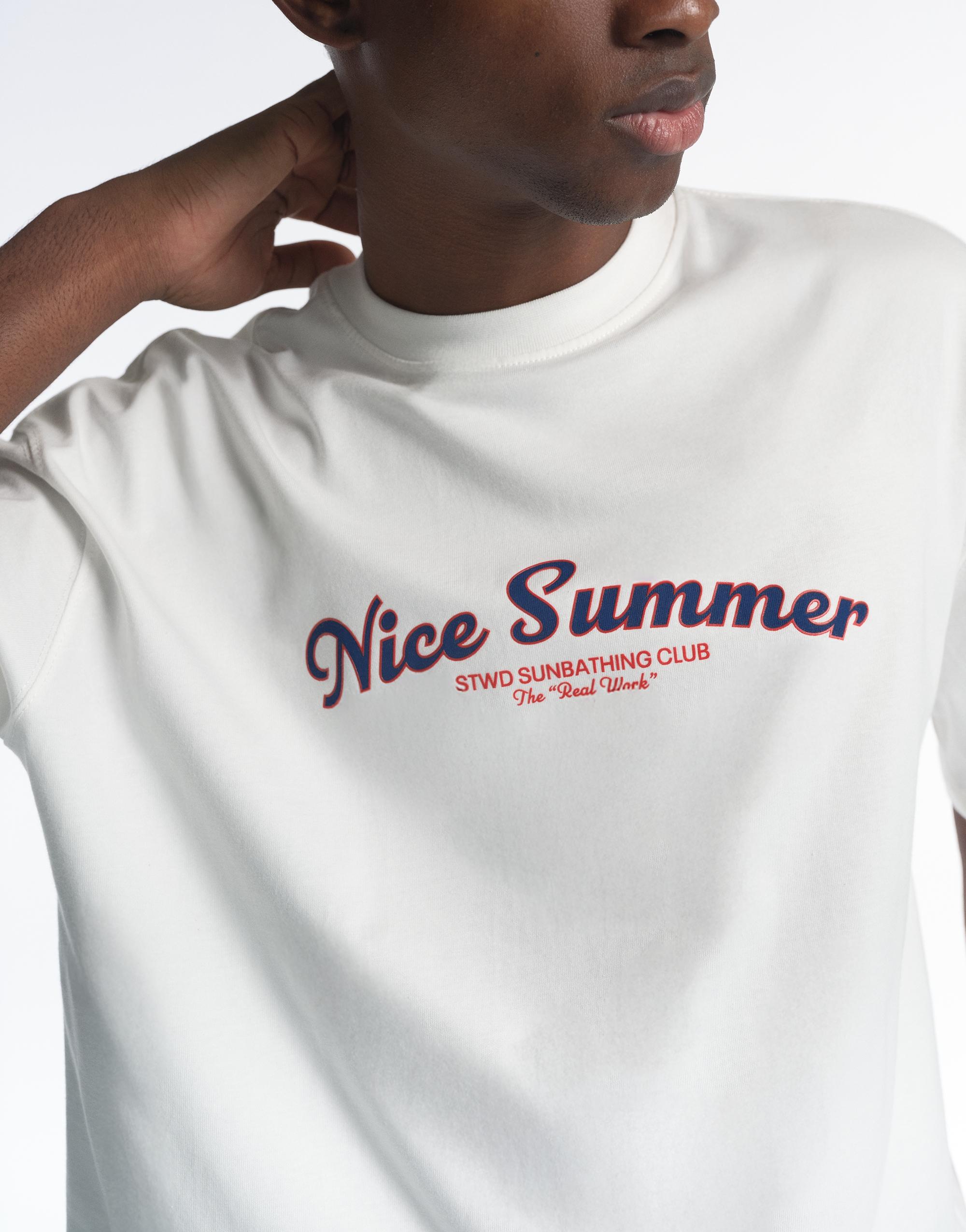 STWD Nice Summer T-shirt — Off white