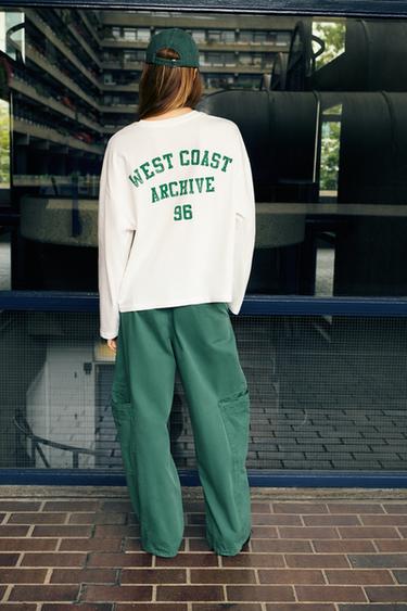 Cargo balloon trousers — Green 2