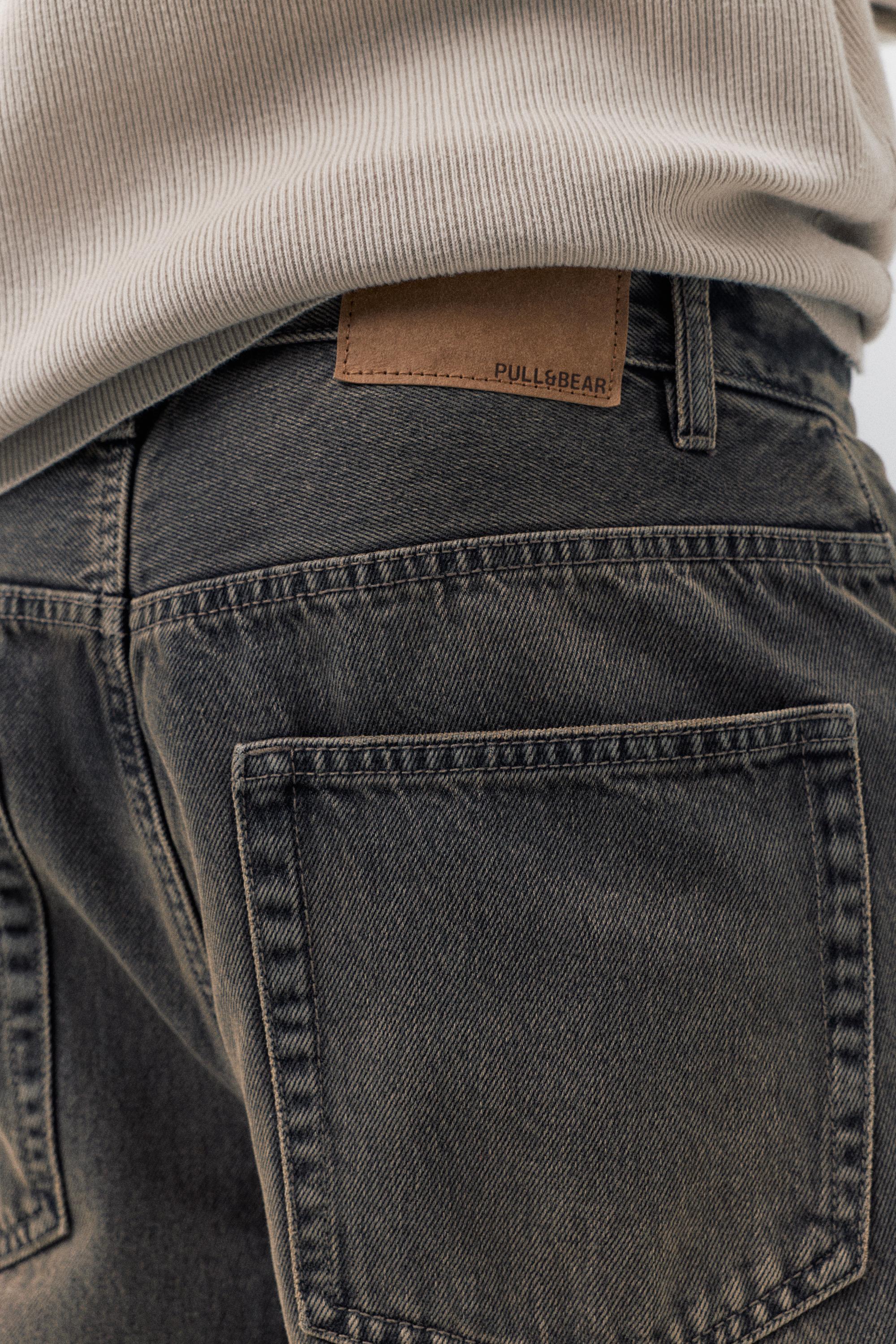 Baggy jeans — Black/Gold