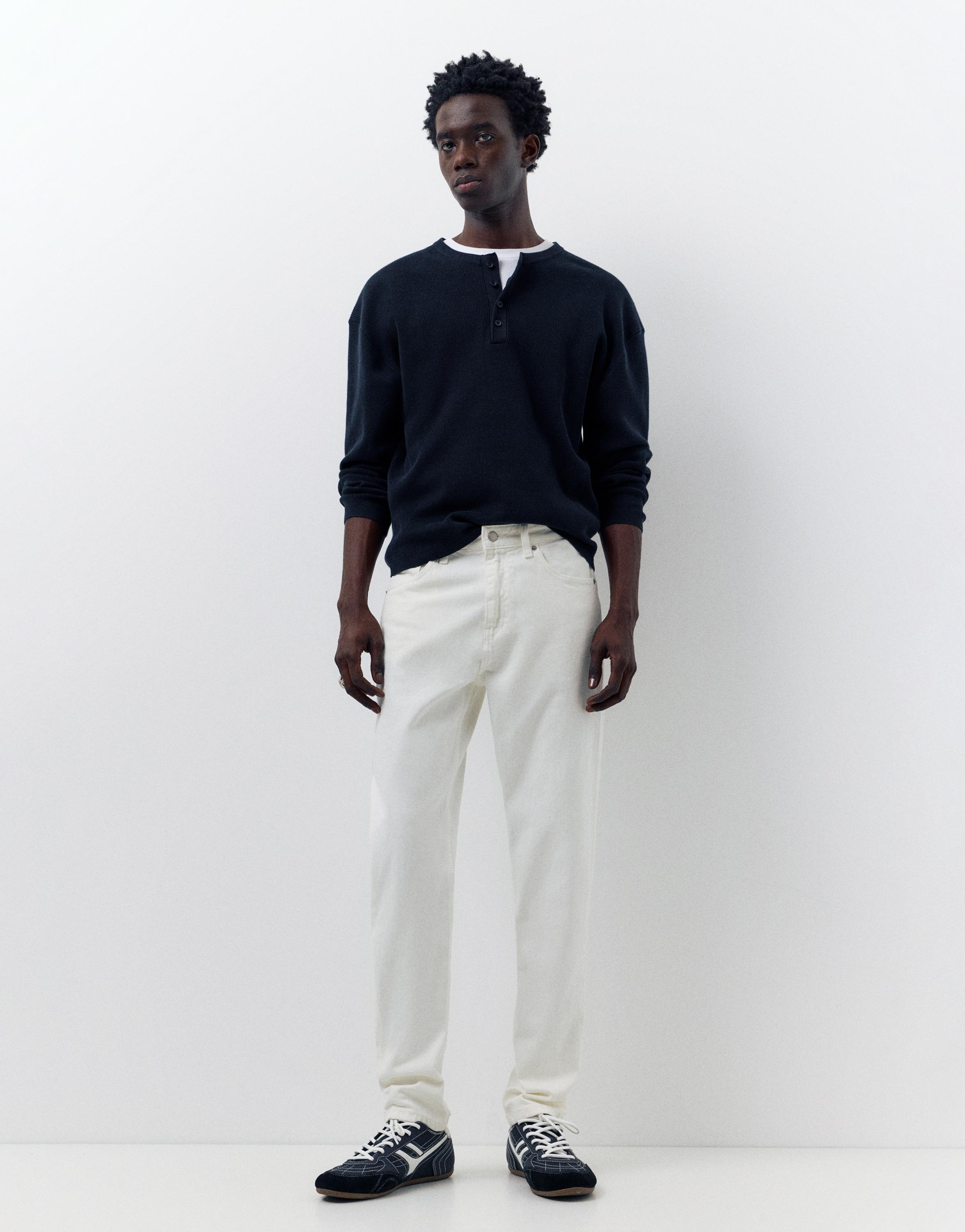 Slim fit jeans — Off white