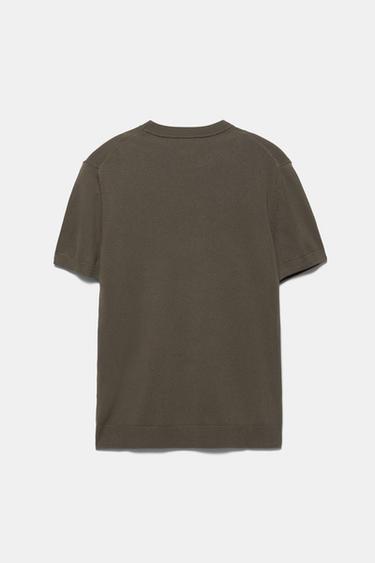 Short sleeve jumper — Mole brown 6