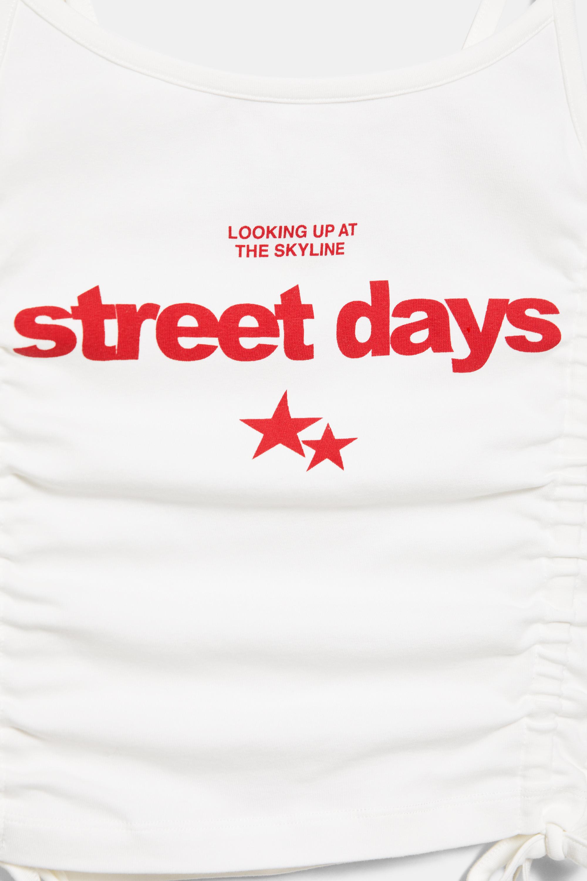 Yanları büzgülü askılı top - Görsel 4