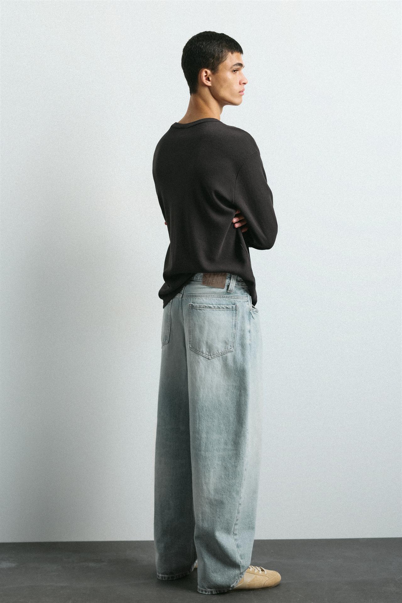 Baggy balloon jeans — Pale indigo