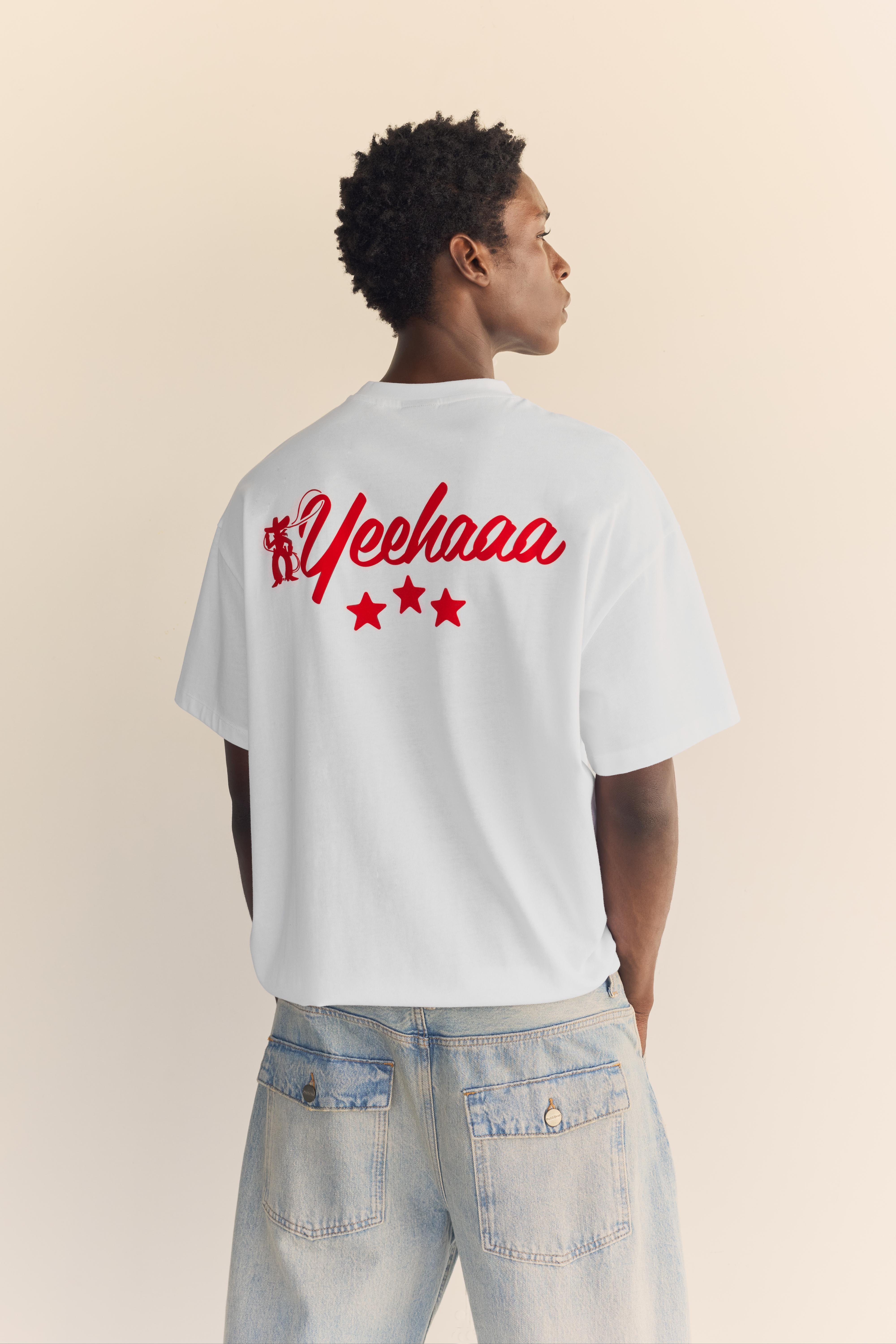 Cowboy graphic T-shirt — Off white