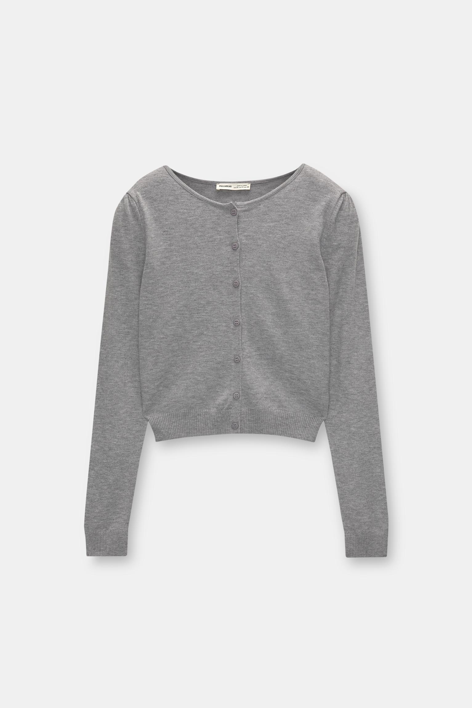 Buttoned cardigan PULL BEAR