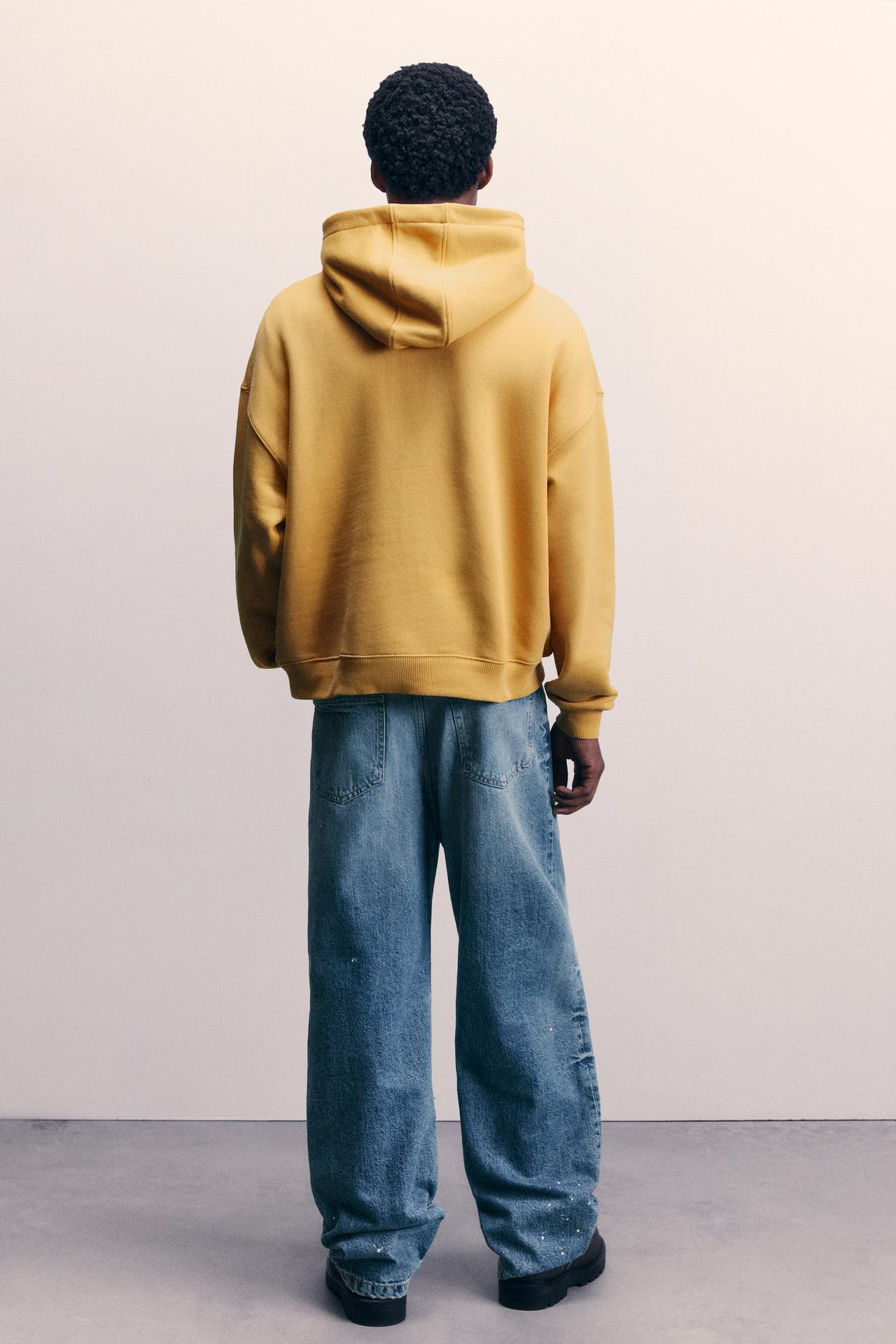 Dickies hood sweatshirt — Mustard