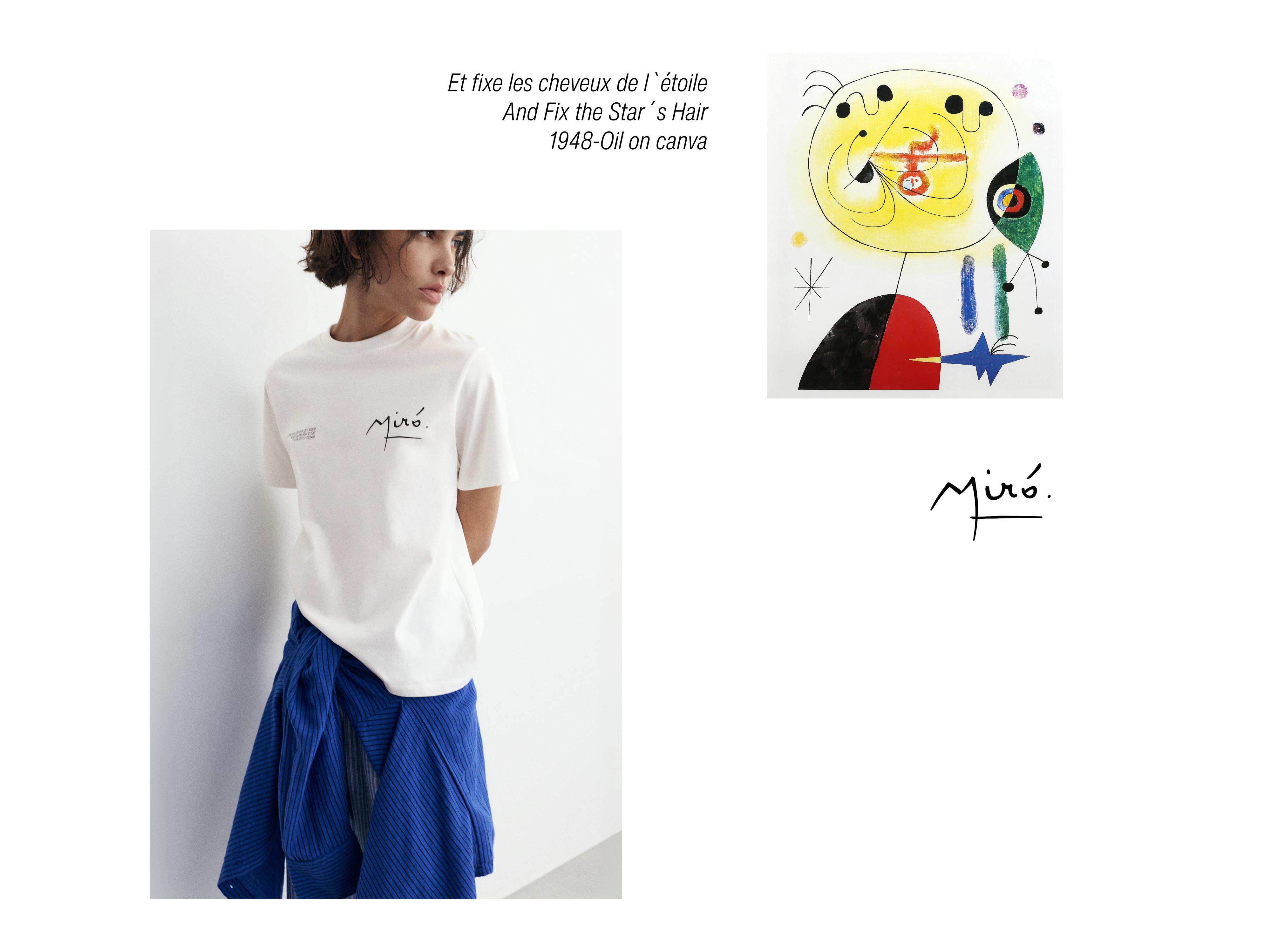Joan Miró short sleeve T-shirt — White