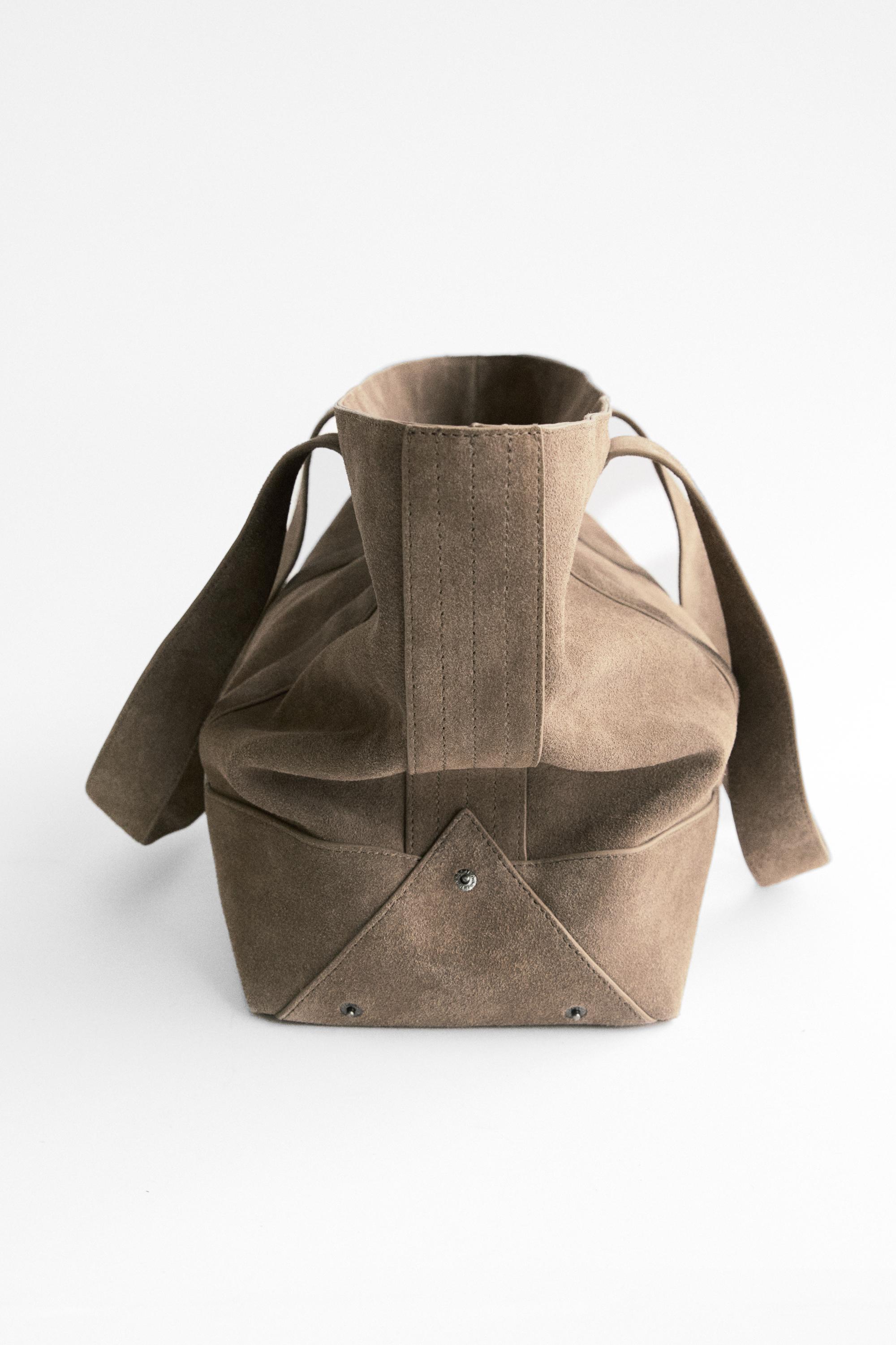 Deri shopper çanta - Görsel 19