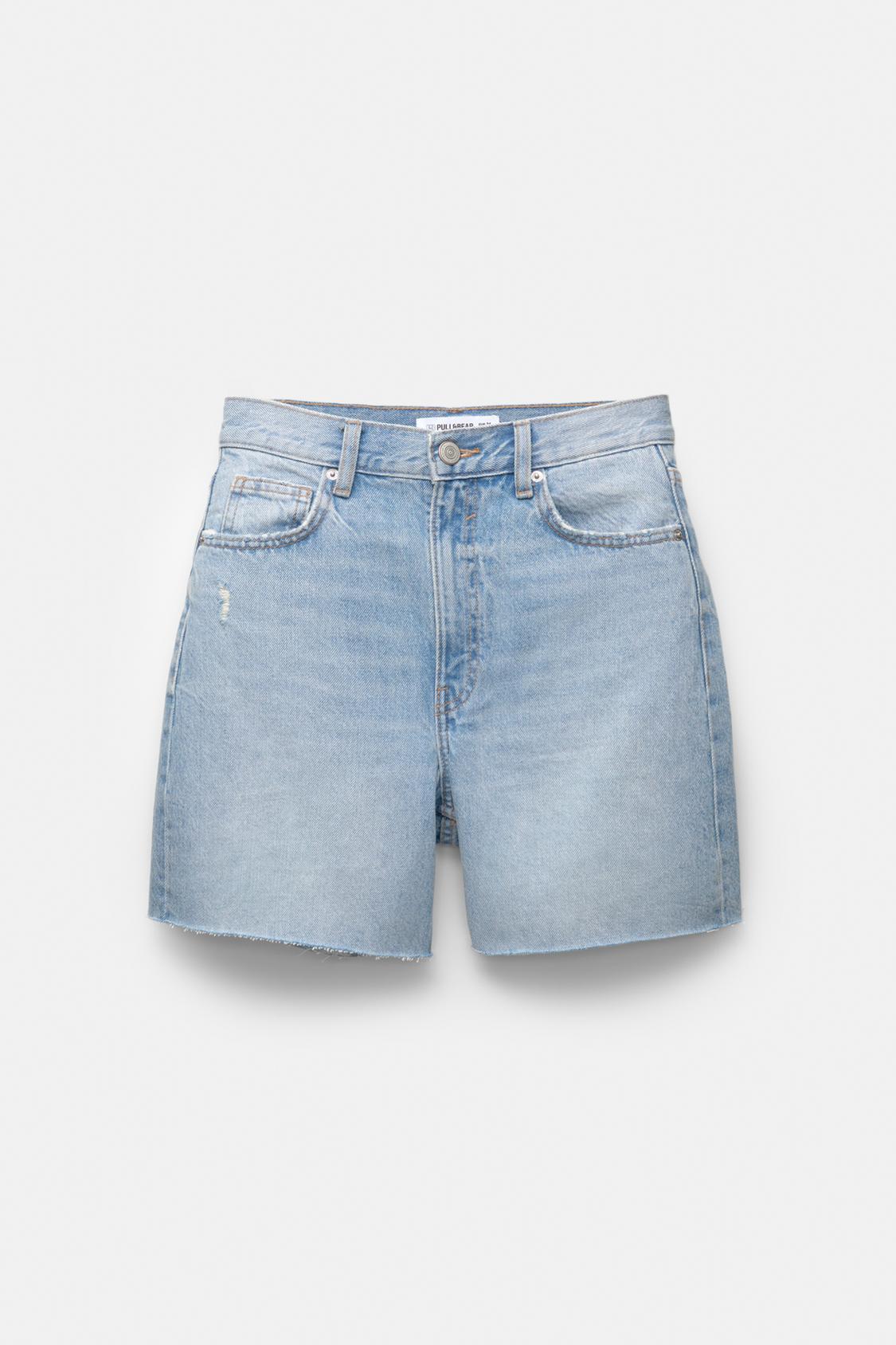 Shorts Pantalon Blanco Pull And Bear Mujer Pantalones Vaqueros