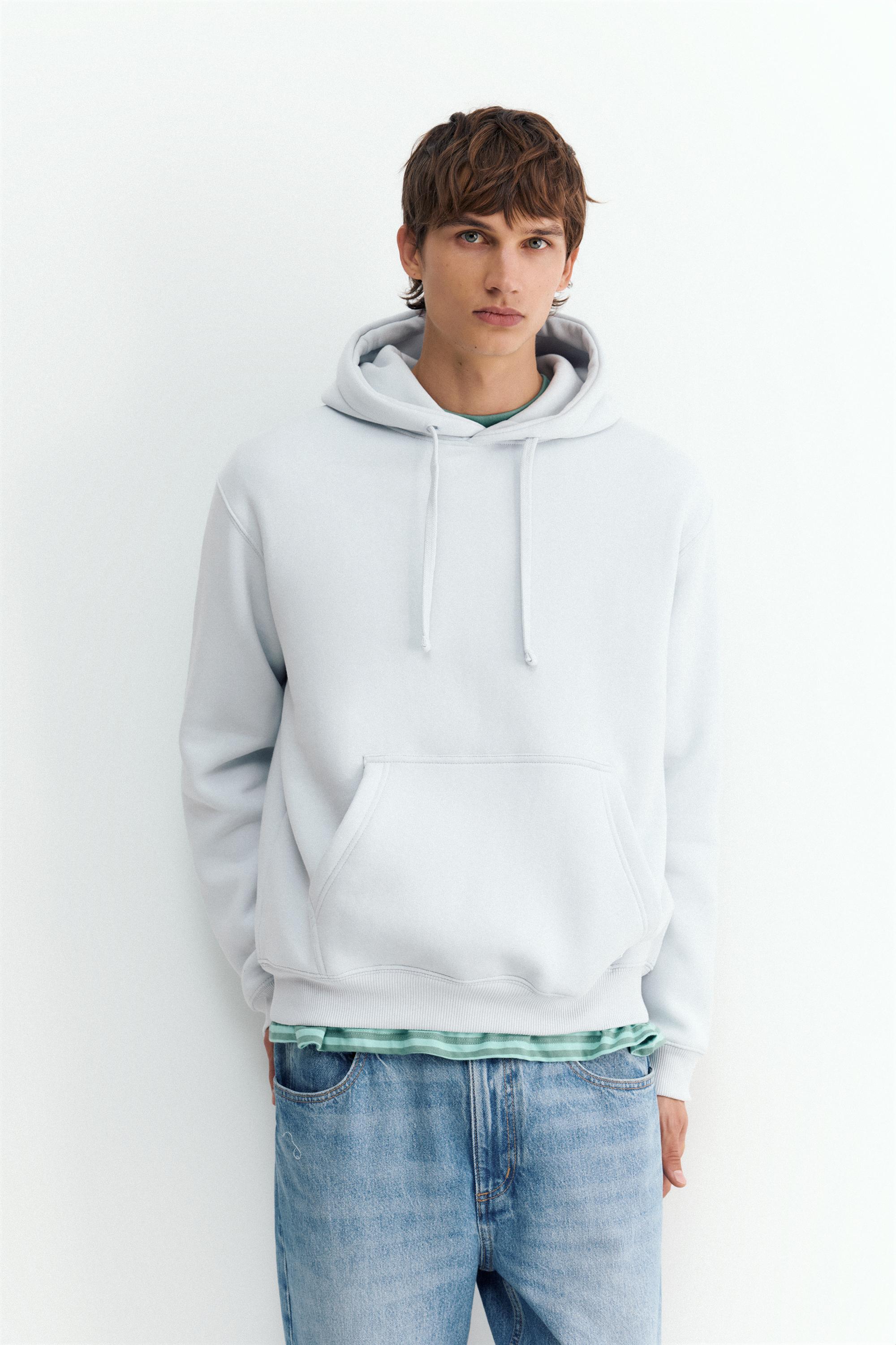 Basic hoodie — Sky blue