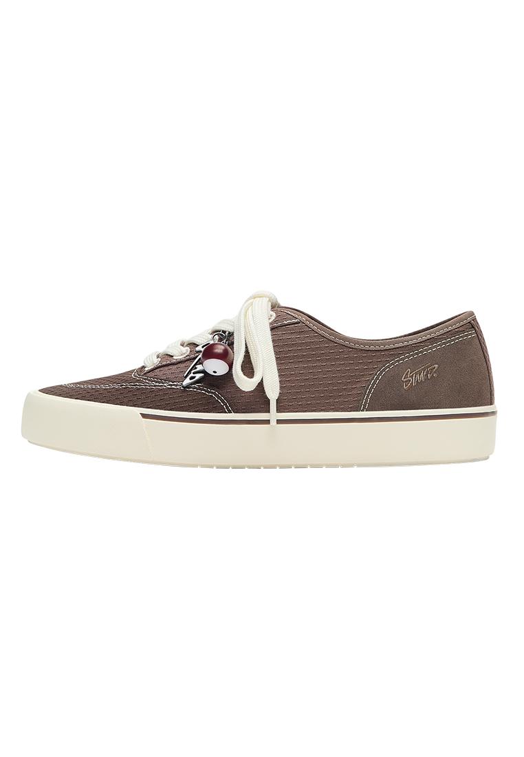 Embellished STWD trainers — Brown