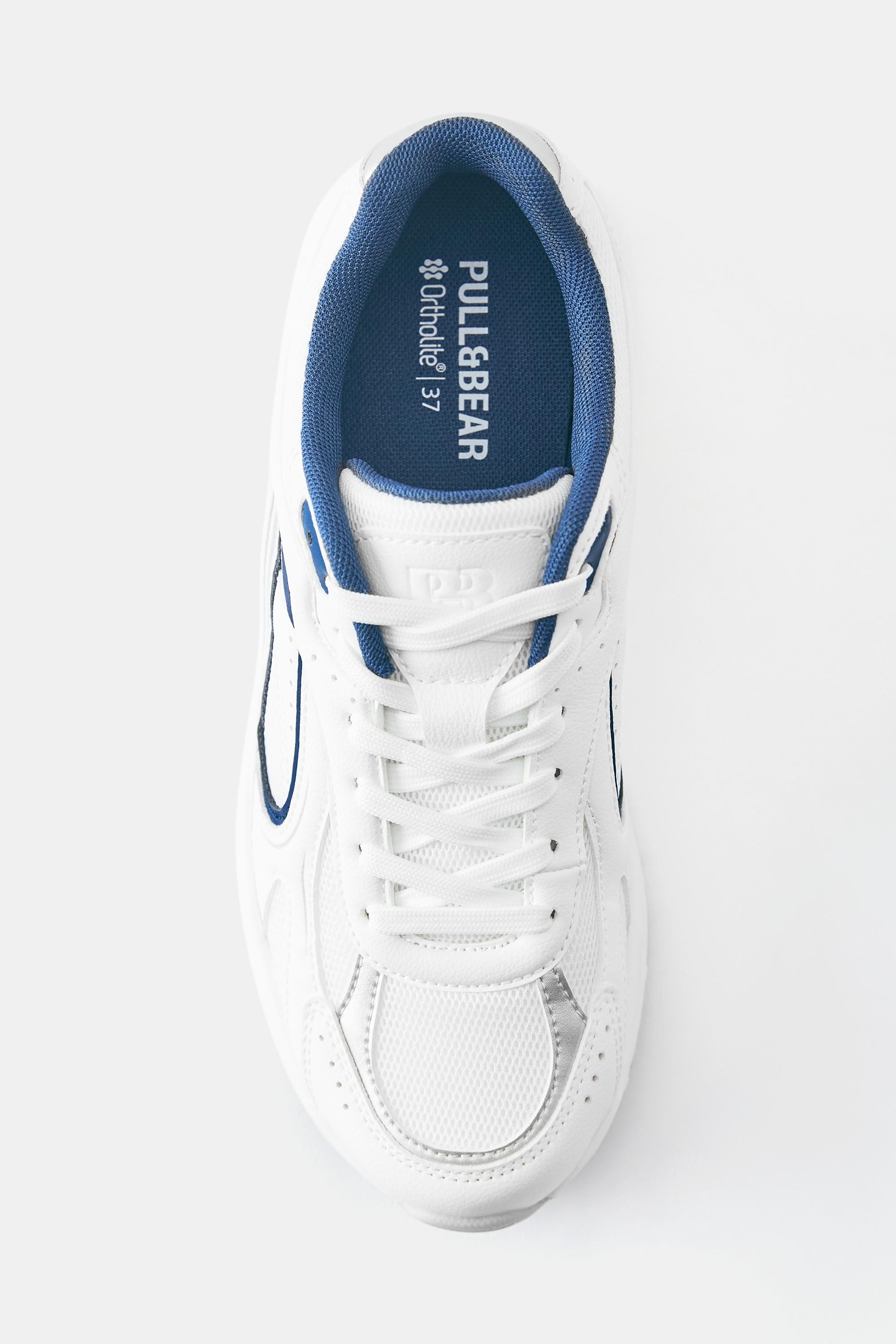 Multi-piece trainers — White
