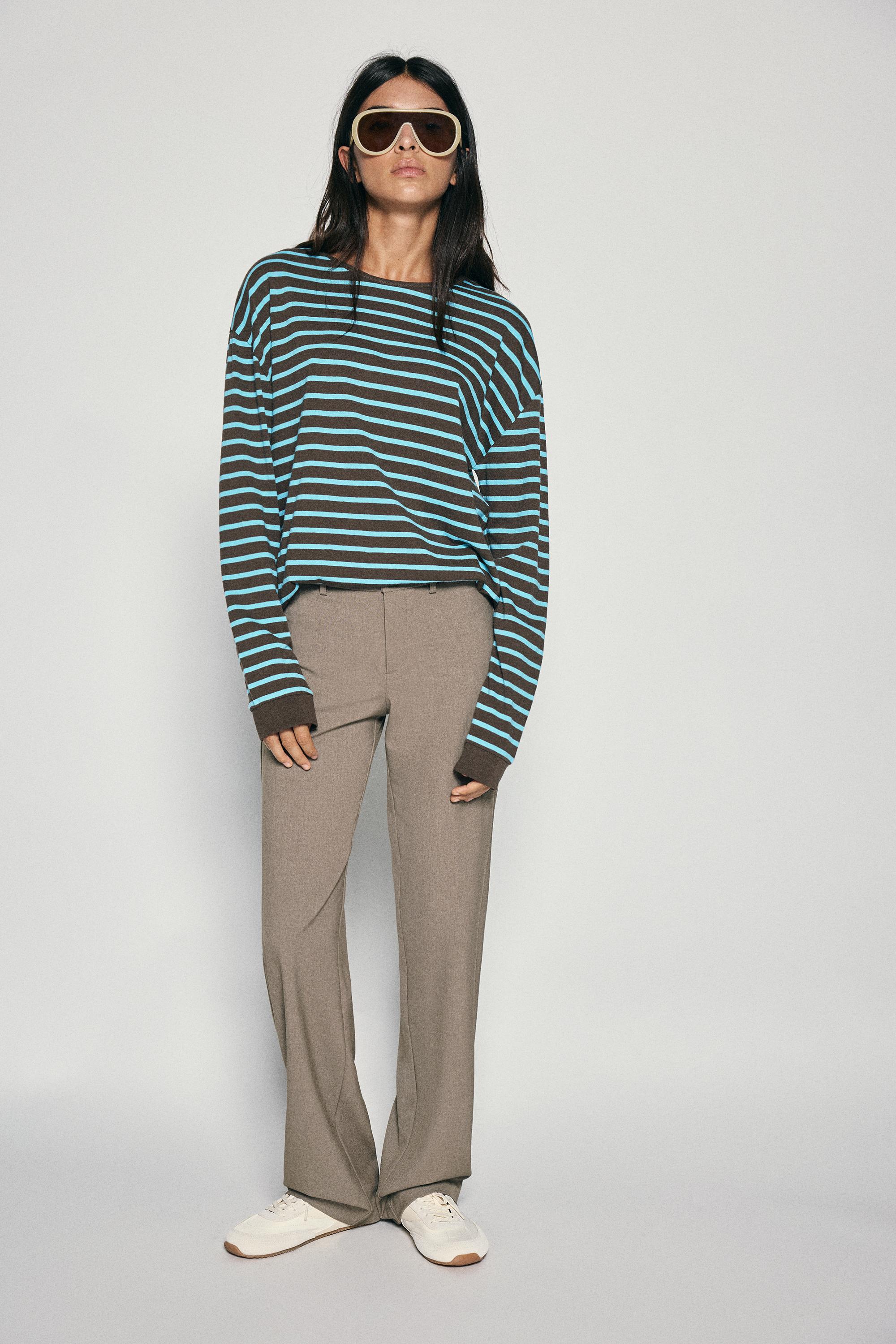 Straight-leg smart trousers — Mole brown