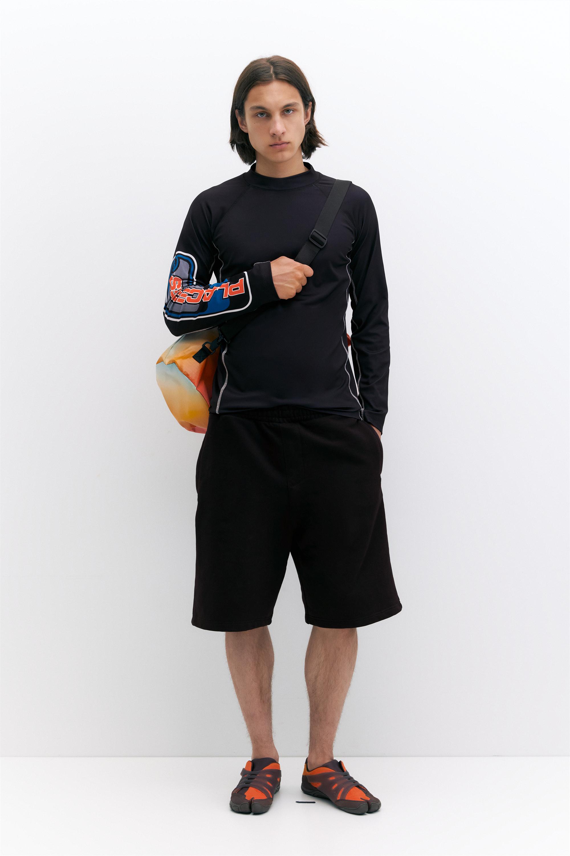 Pleasures x STWD high neck T-shirt — Black