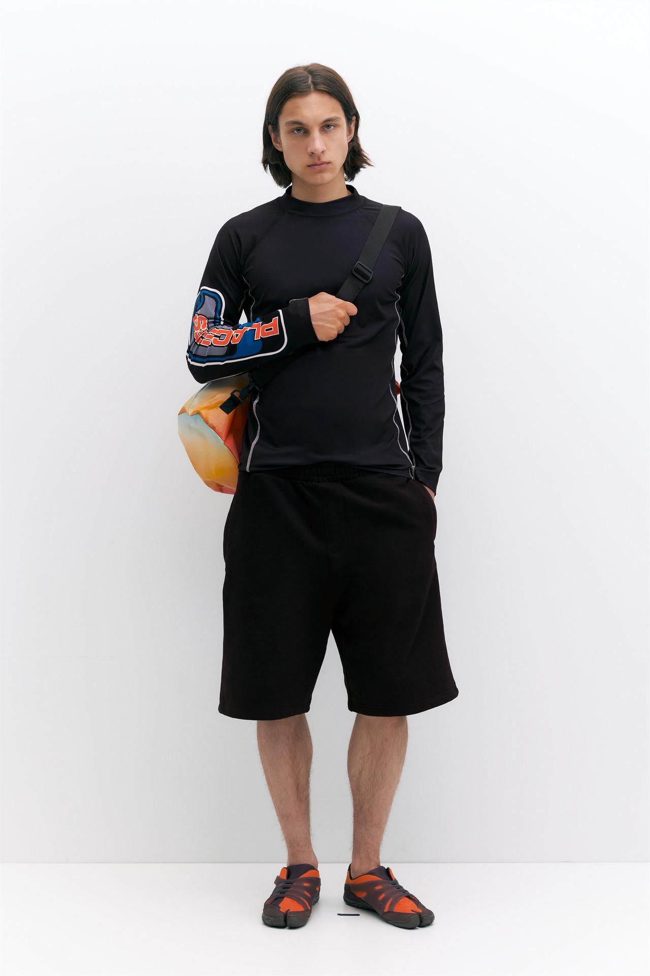 Pleasures x STWD high neck T-shirt — Black