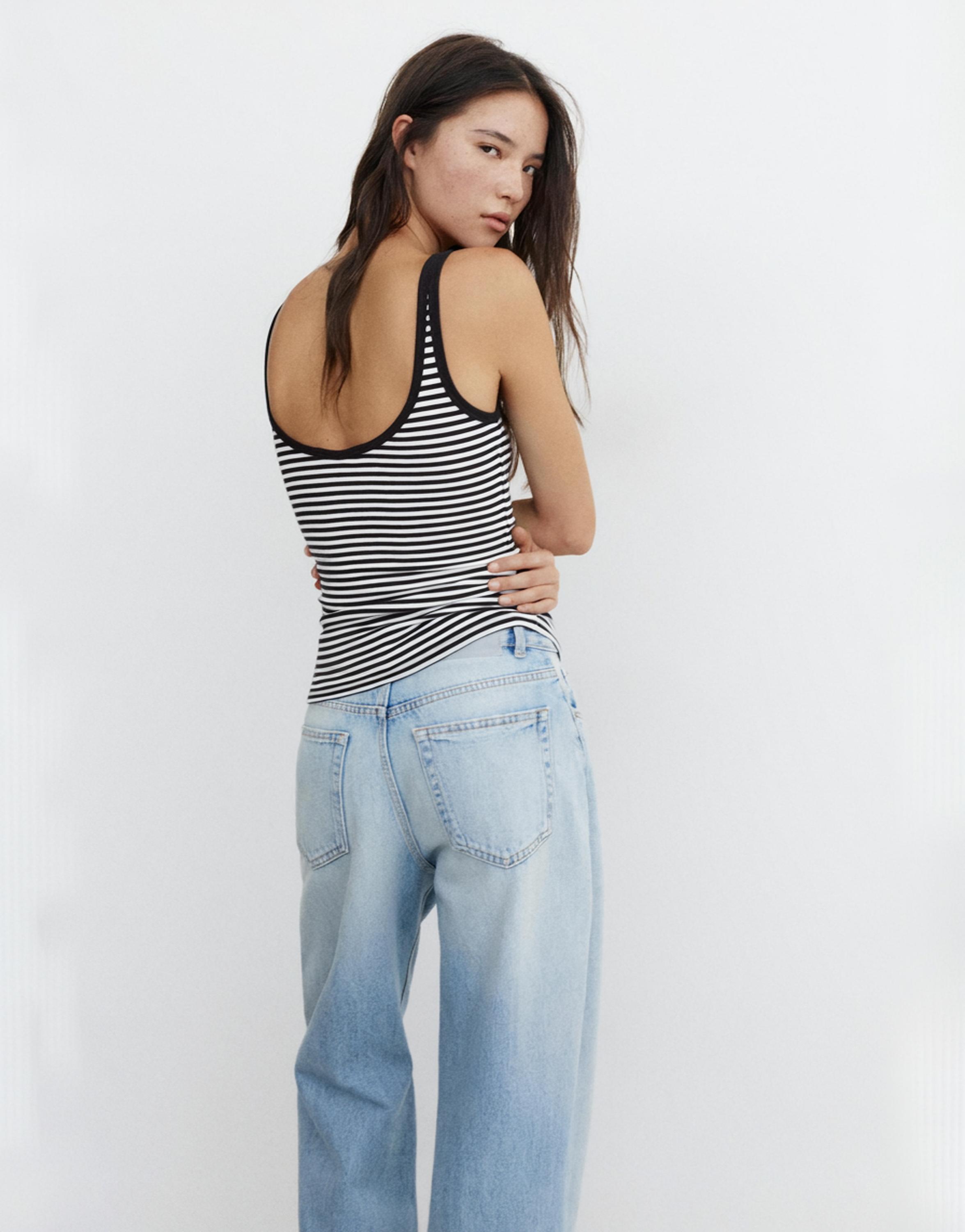 Modal tank top — Striped