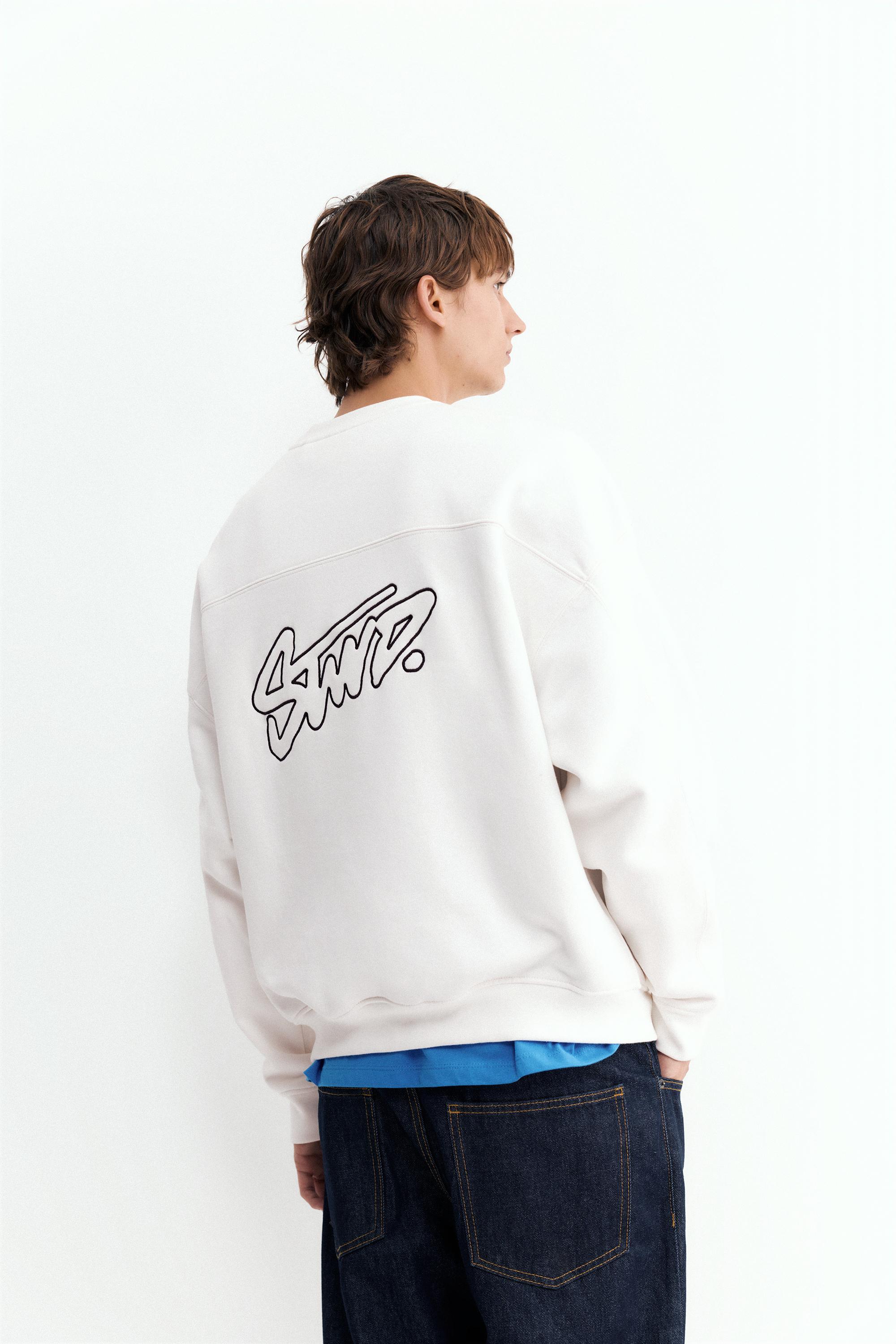 STWD boxy sweatshirt — Off white
