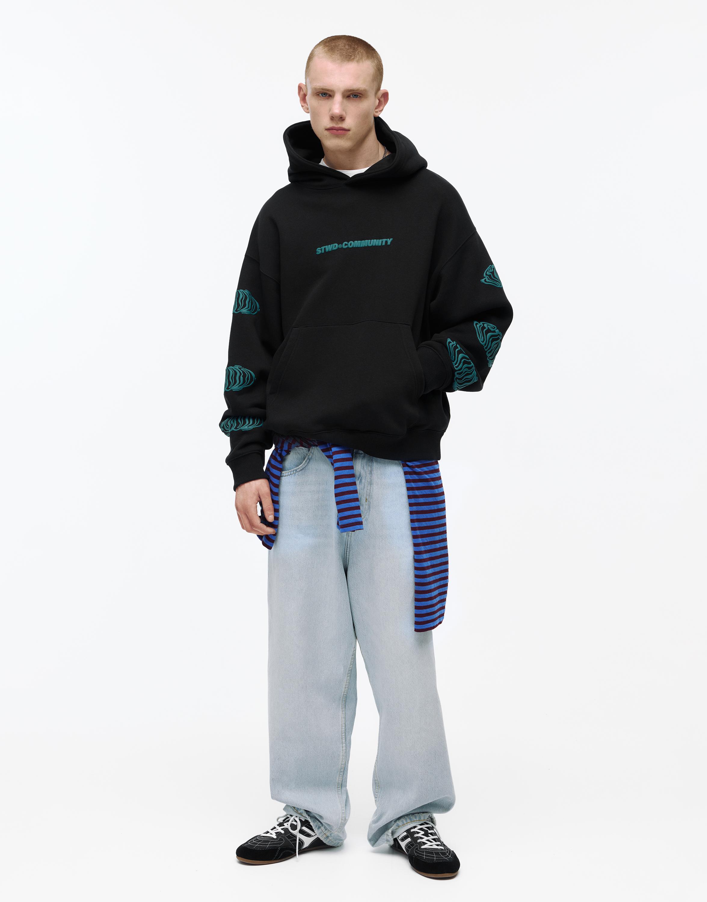 STWD Community hoodie — Black