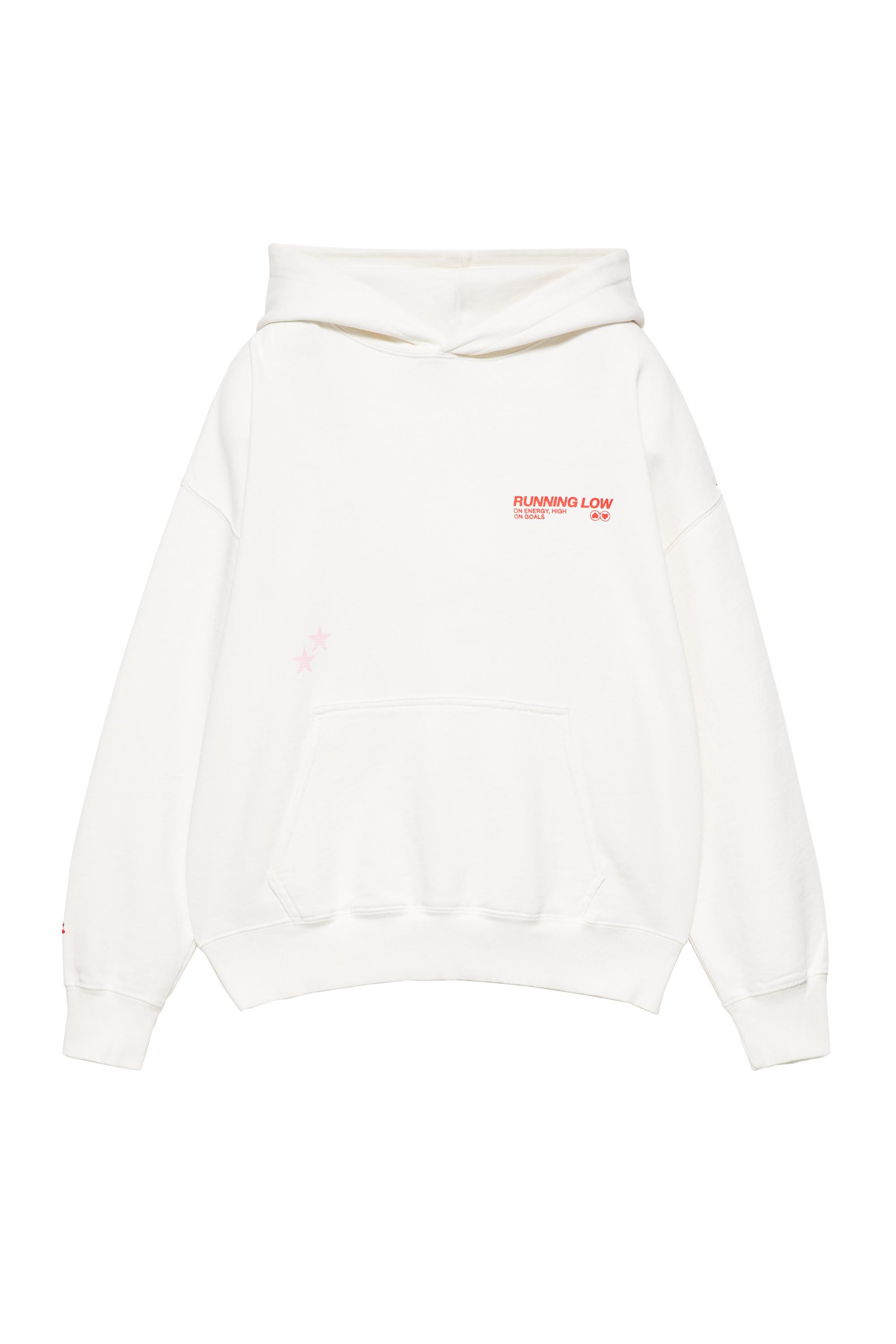Pull&Bear Yıldız grafik baskılı kapüşonlu sweatshirt görsel 8
