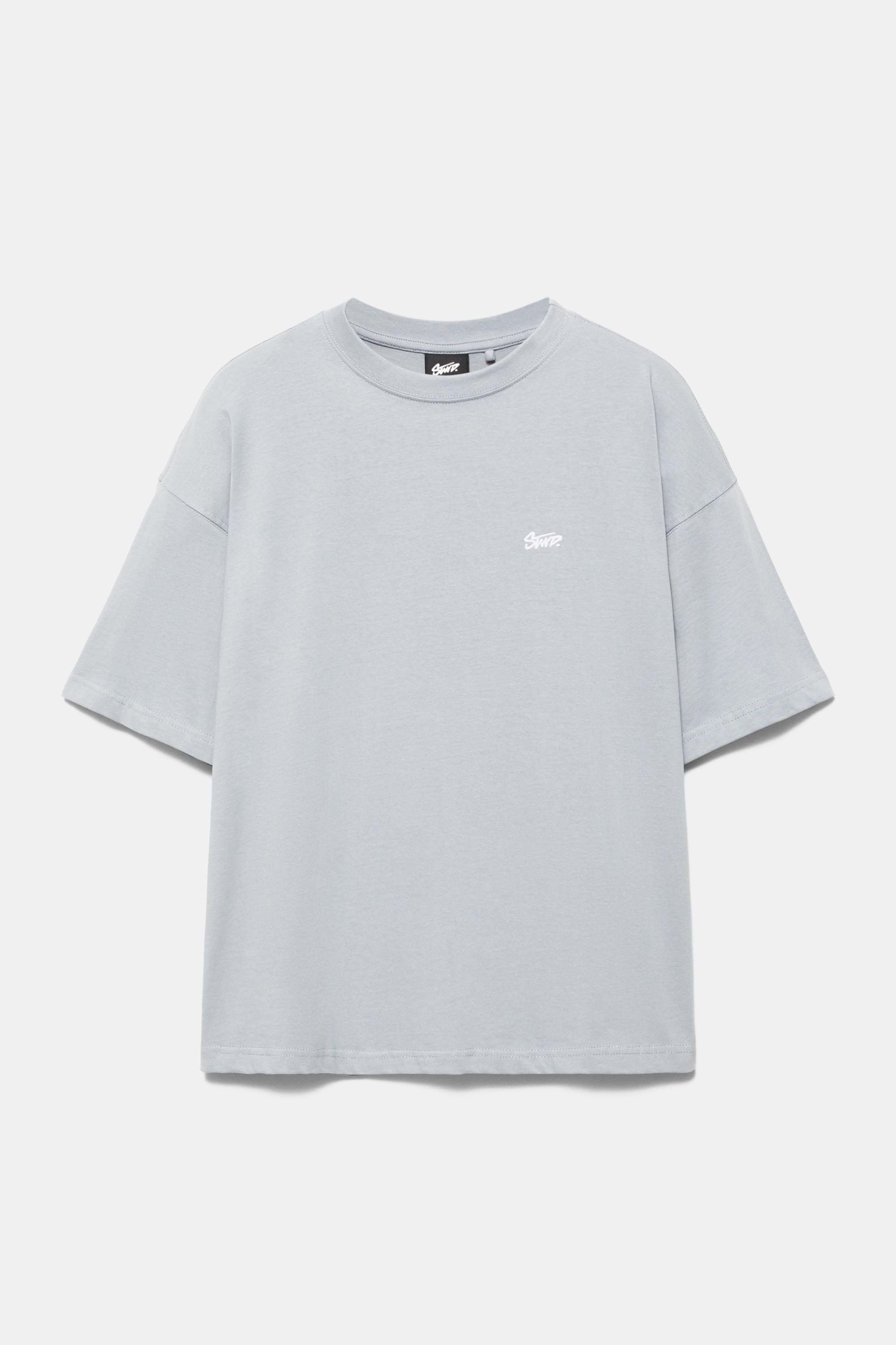 STWD logolu boxy tişört - Görsel 20