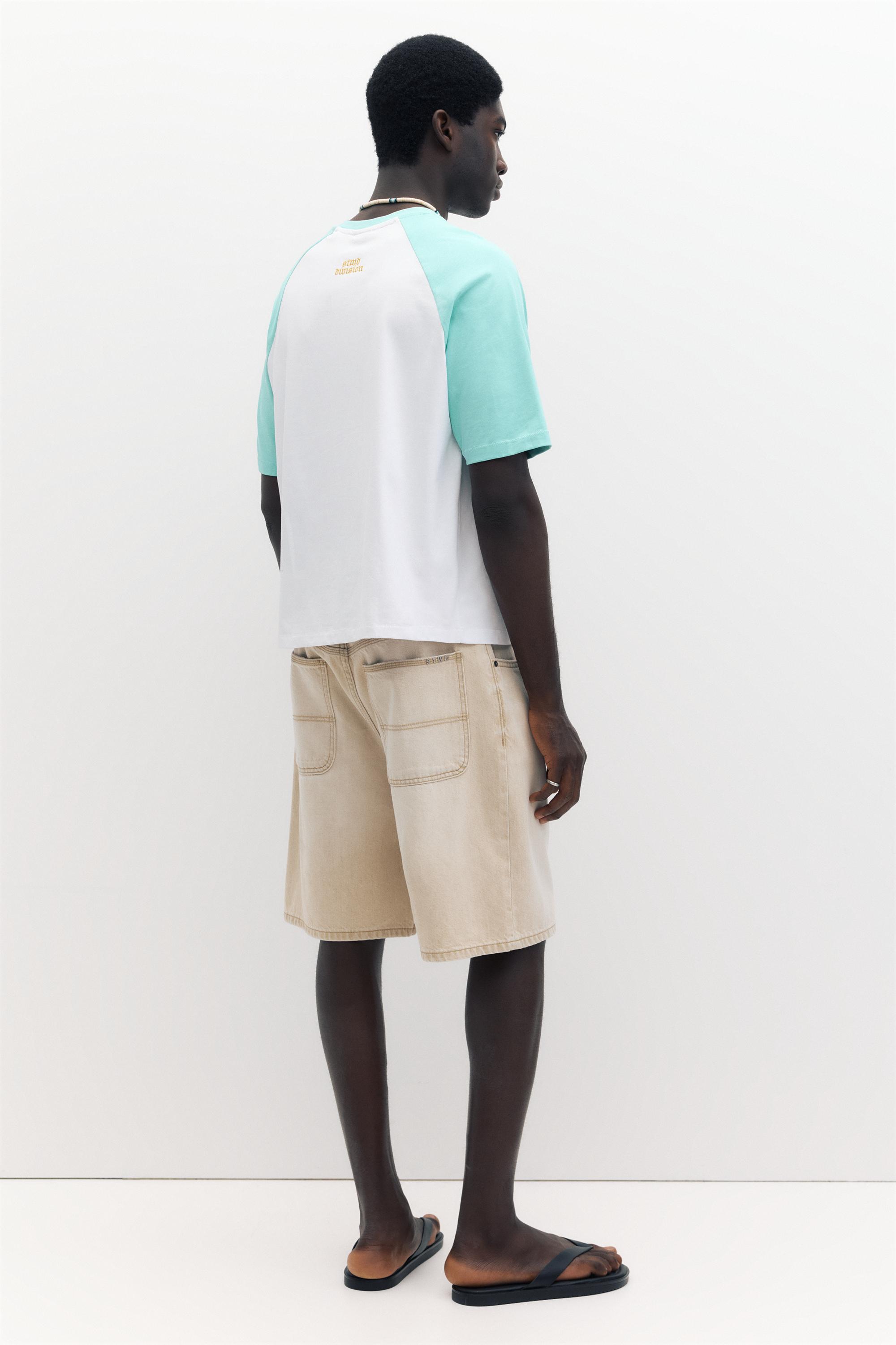 Raglan sleeve T-shirt — White