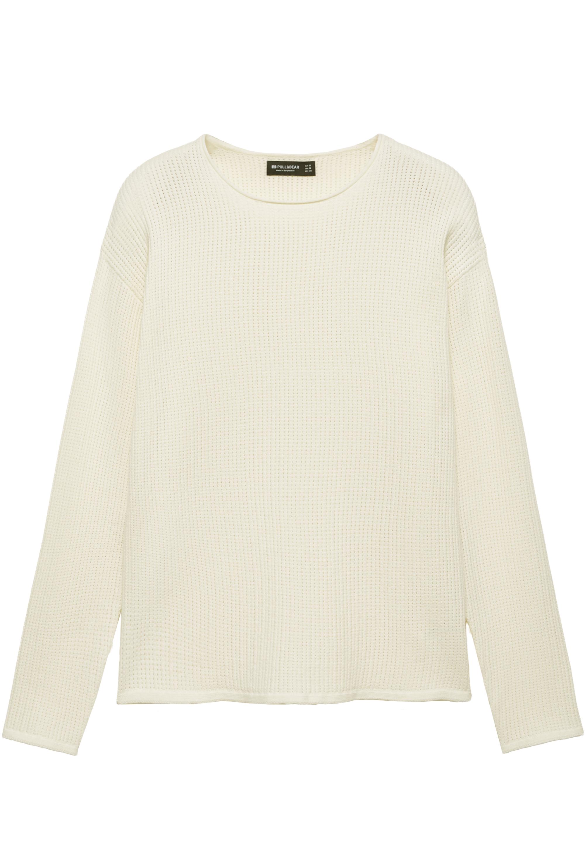 Cutwork knit jumper — Off white