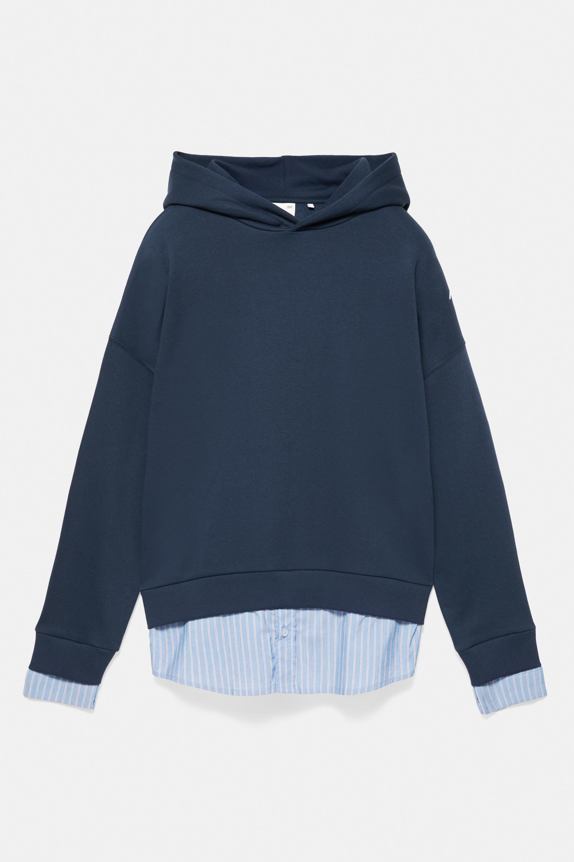 Combined hoodie — Navy
