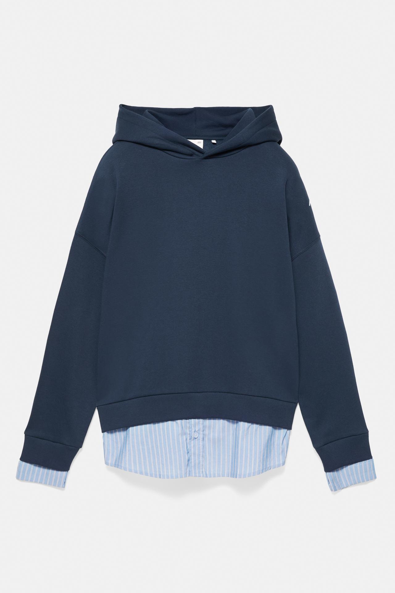 Combined hoodie — Navy