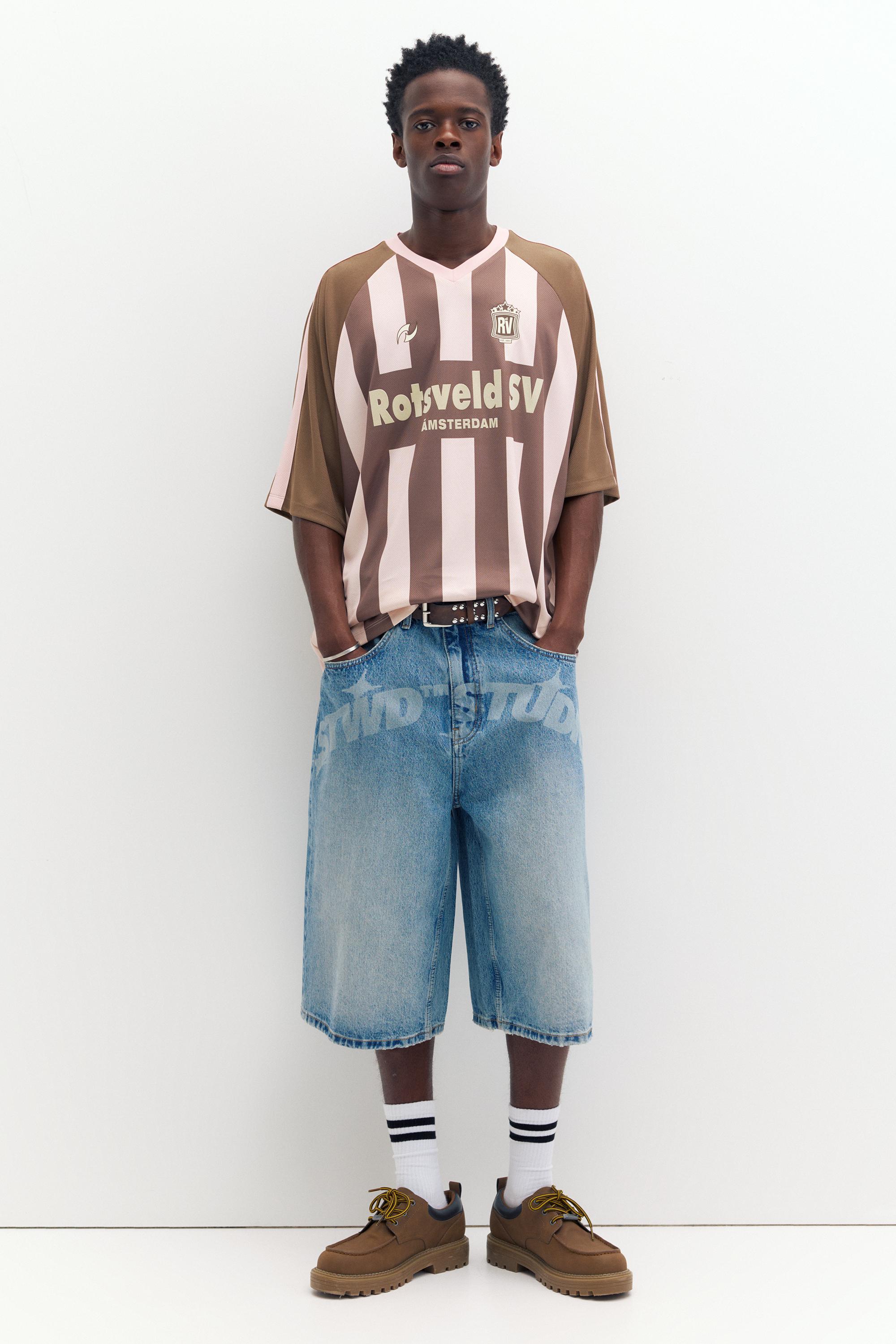 Çizgili Amsterdam futbol tişörtü - Görsel 10