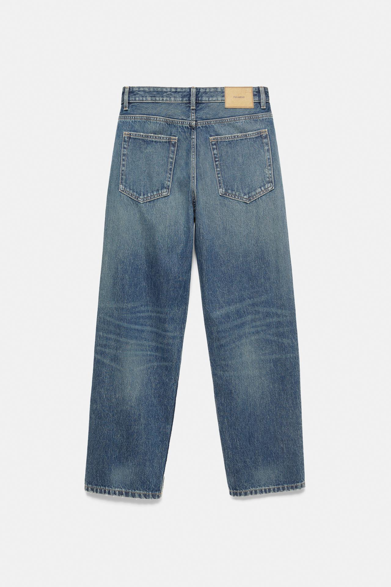 Straight-leg jeans — Dark blue