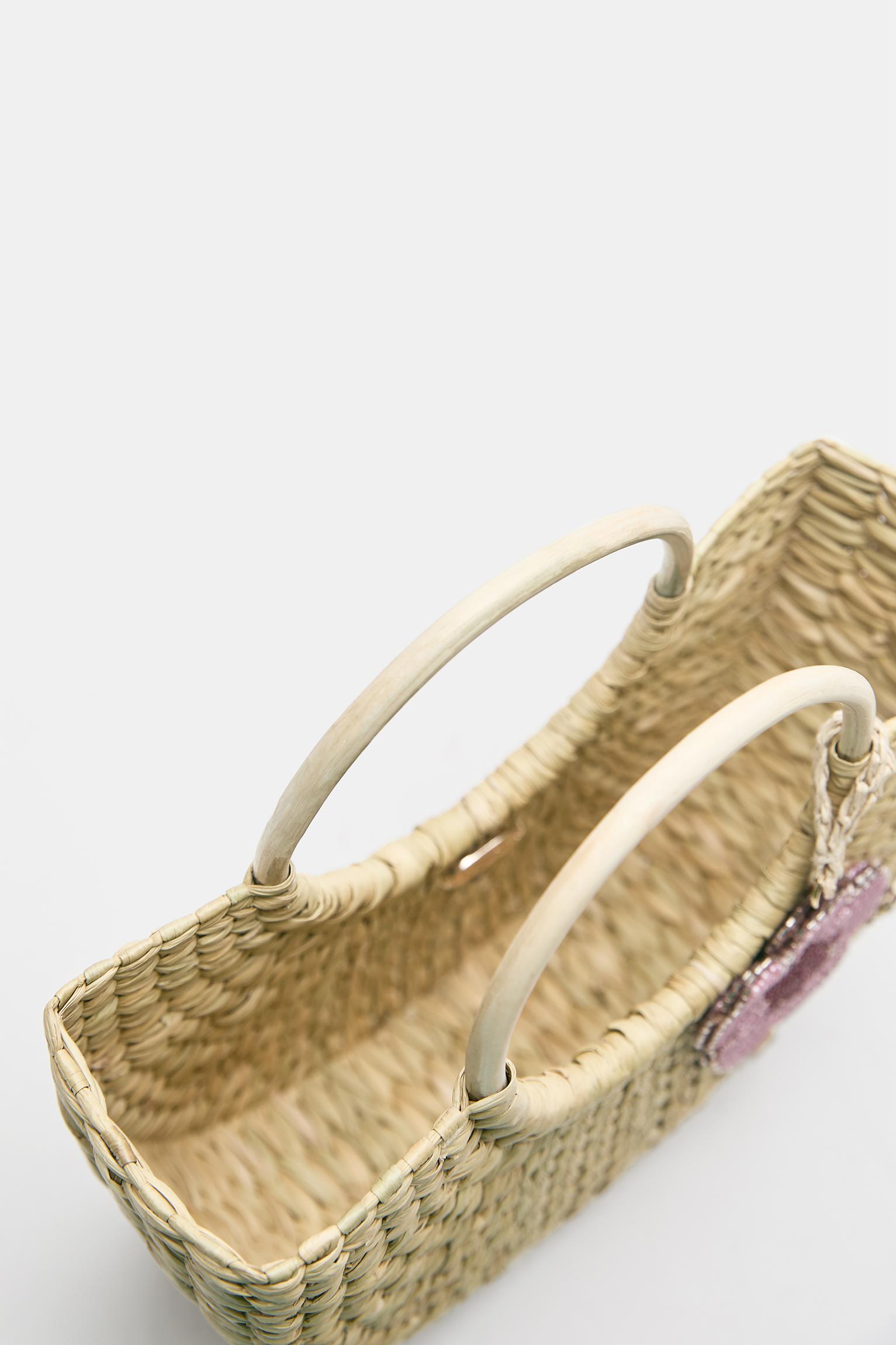 Hasır sepet el çantası - Görsel 20