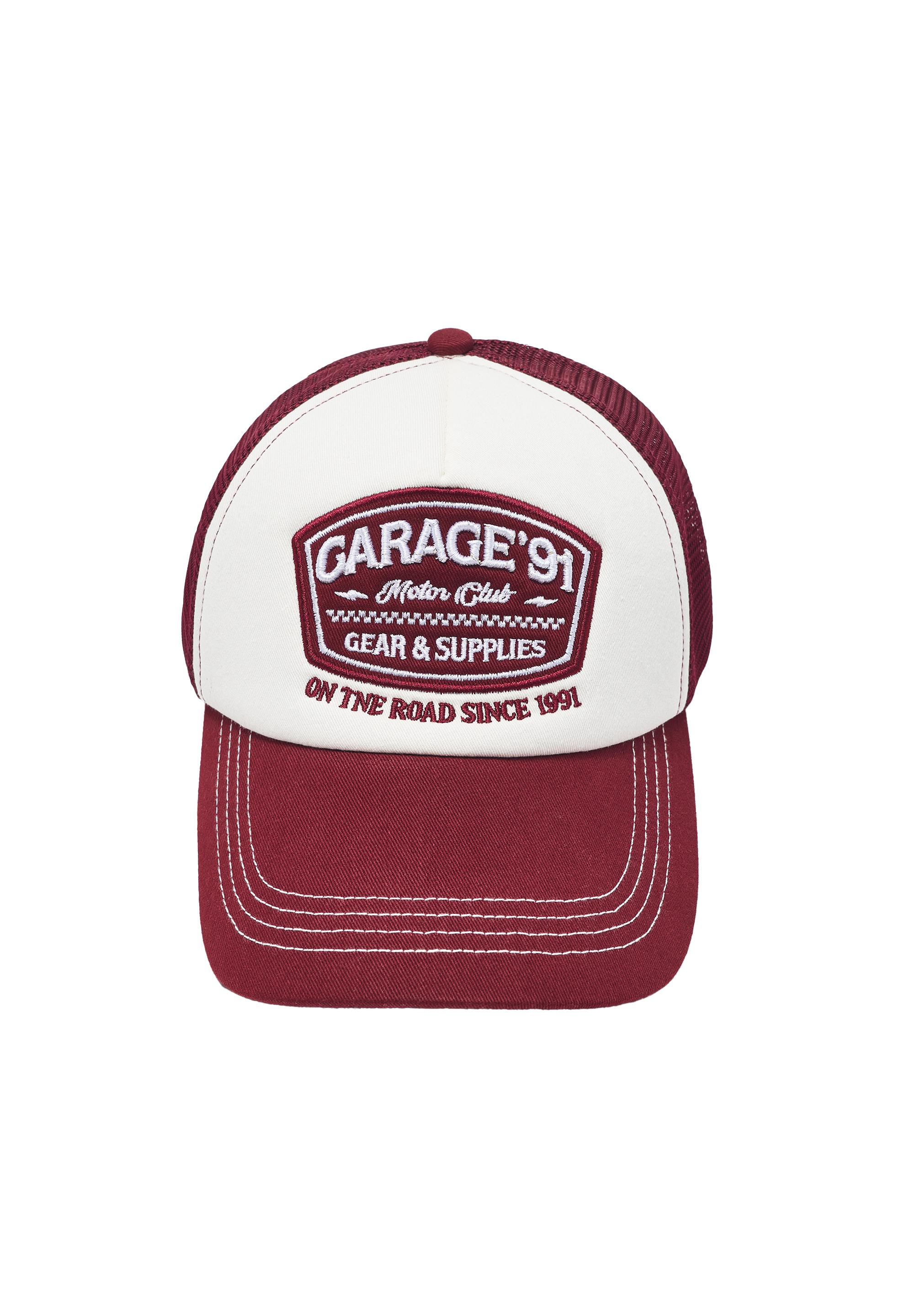 Garage'91 trucker cap — Maroon