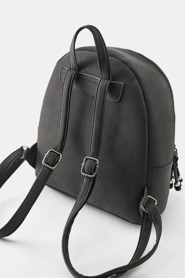 Rubberised backpack — Grey 3