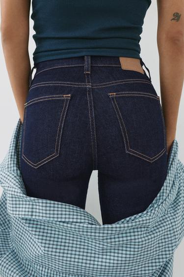 High-waist skinny jeans — Navy 4