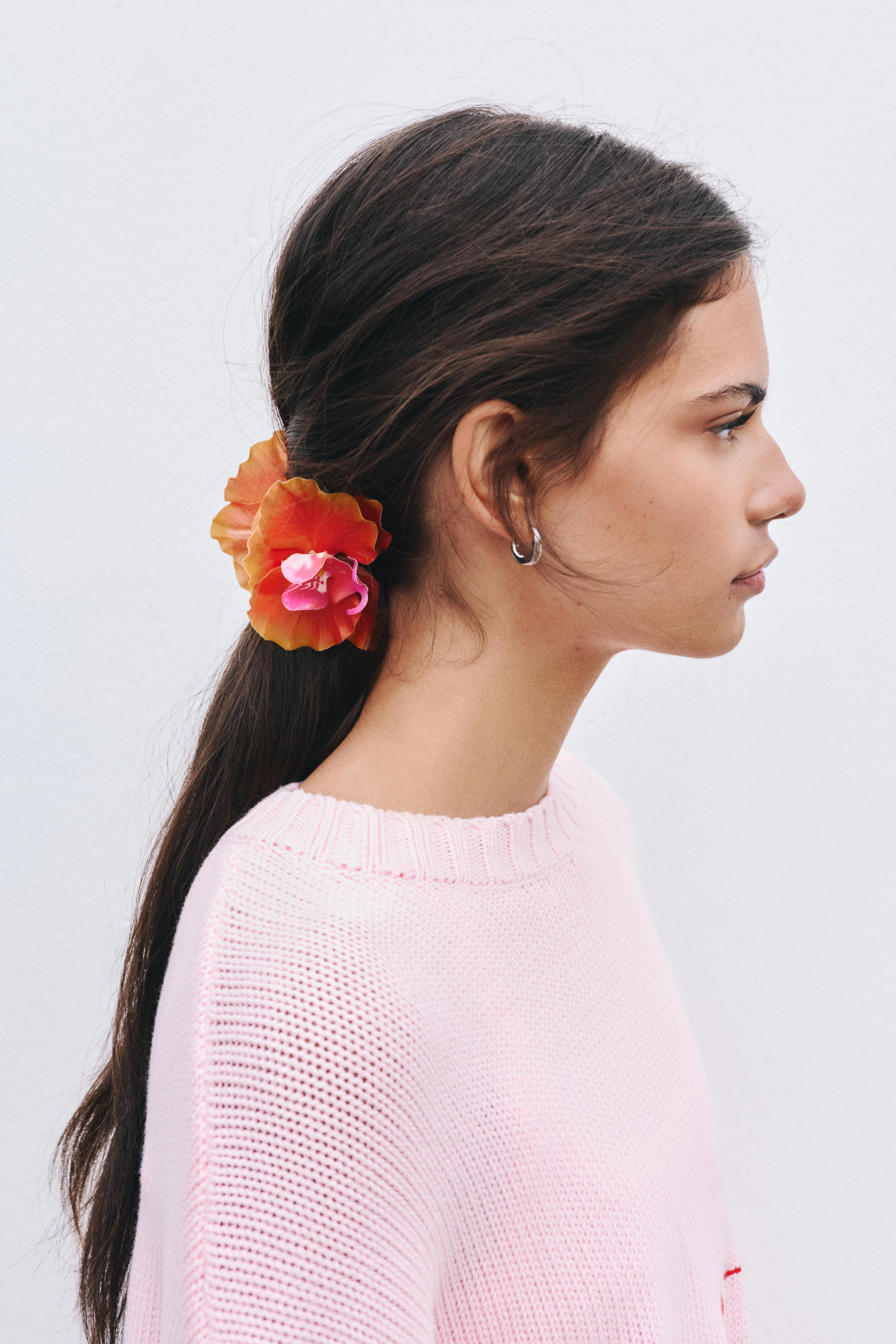 Çiçekli saç tokası - Görsel 18