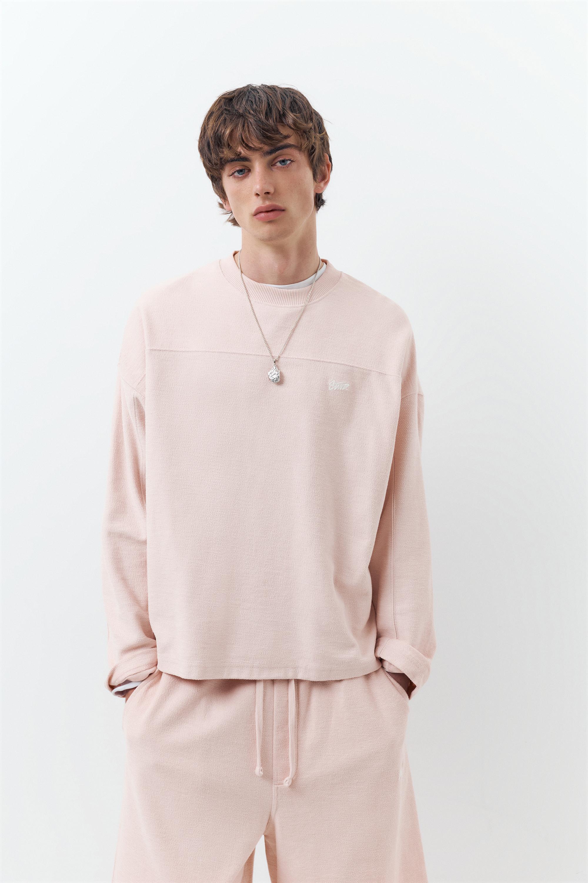 STWD Round Neck Sweatshirt — Pink