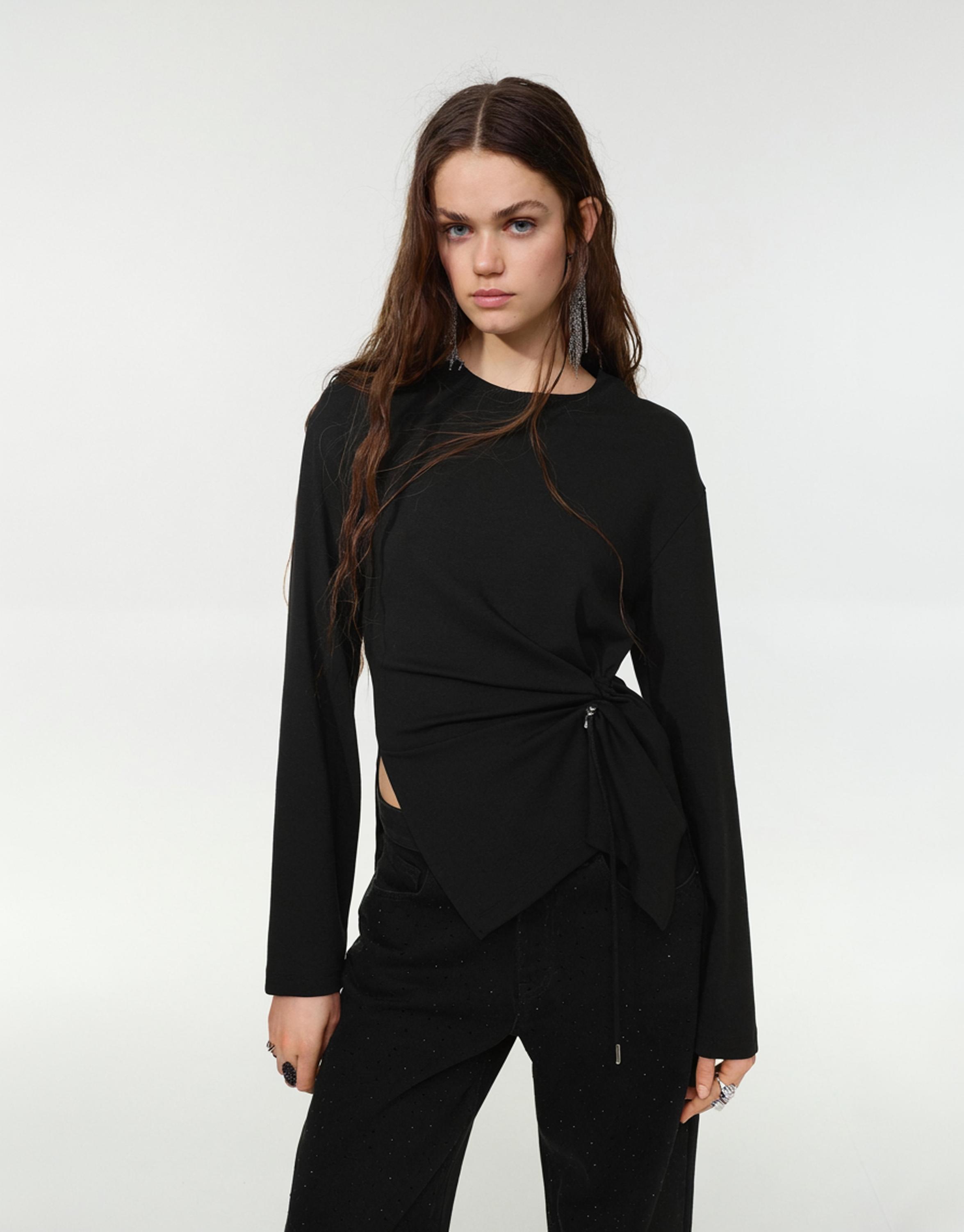 Uzun kollu aplike top - Görsel 33