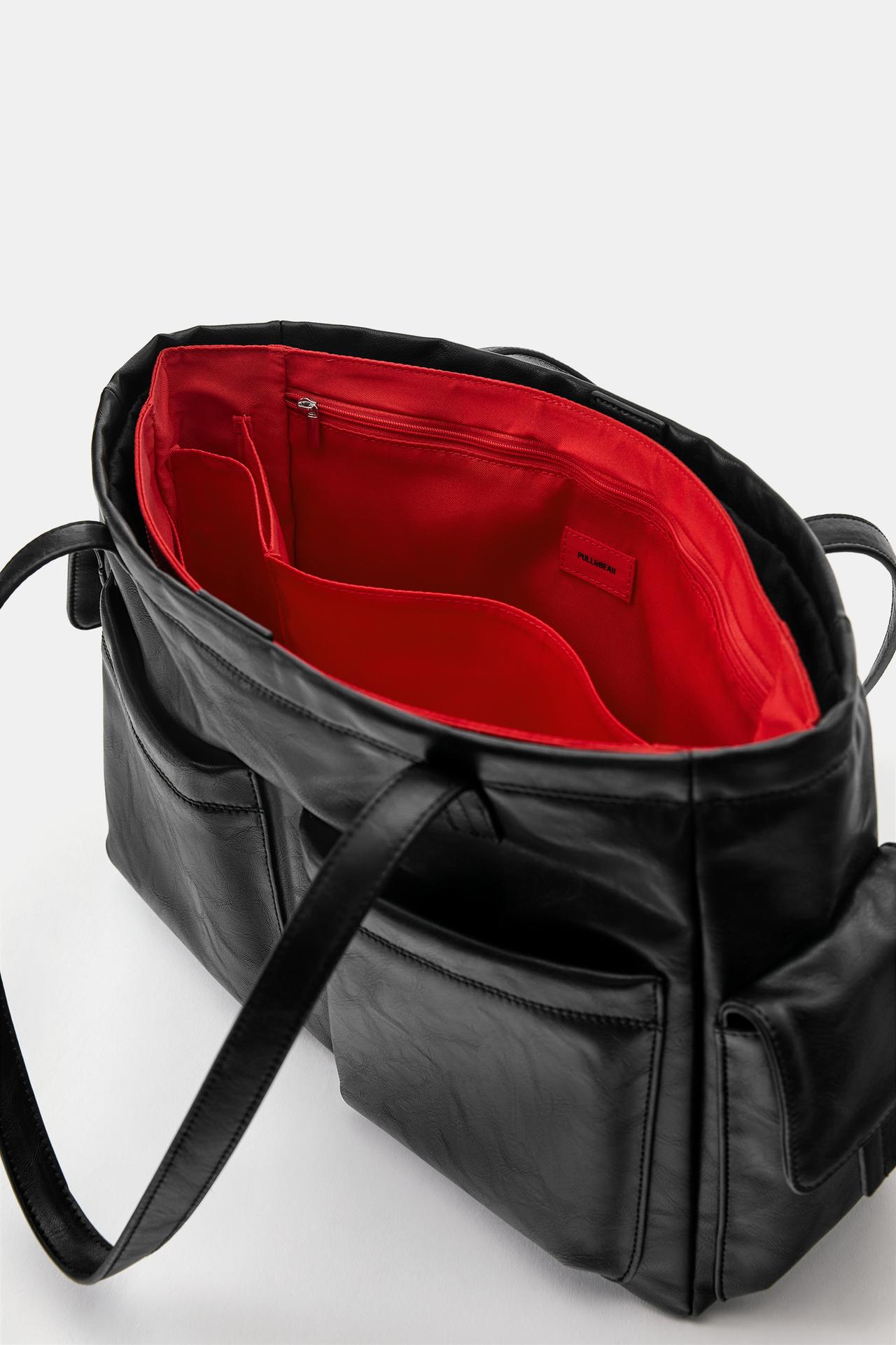 Multipocket tote bag — Black