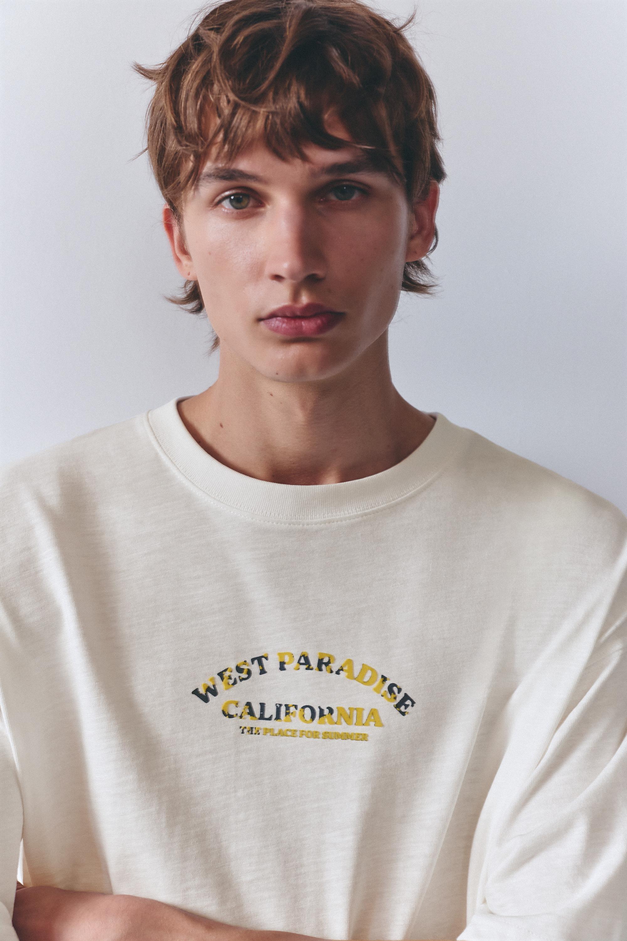 West Paradise graphic T-shirt — Off white