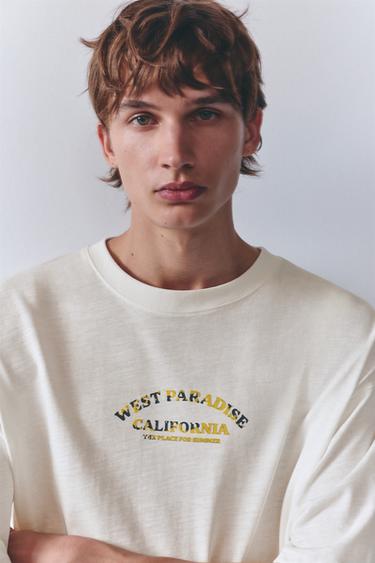 West Paradise graphic T-shirt — Off white 3