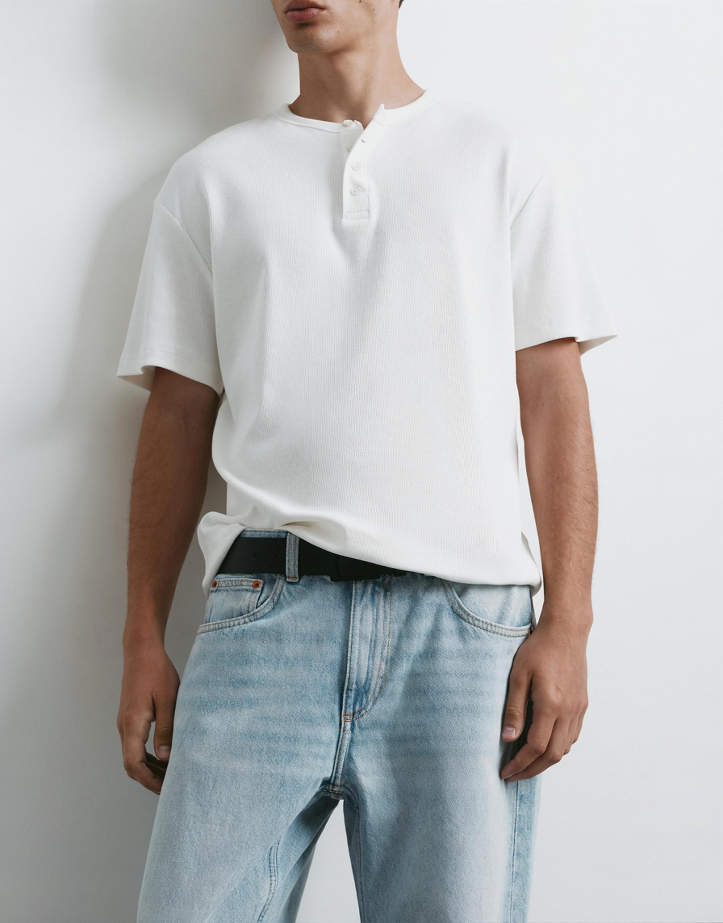 Straight-leg jeans — Pale indigo