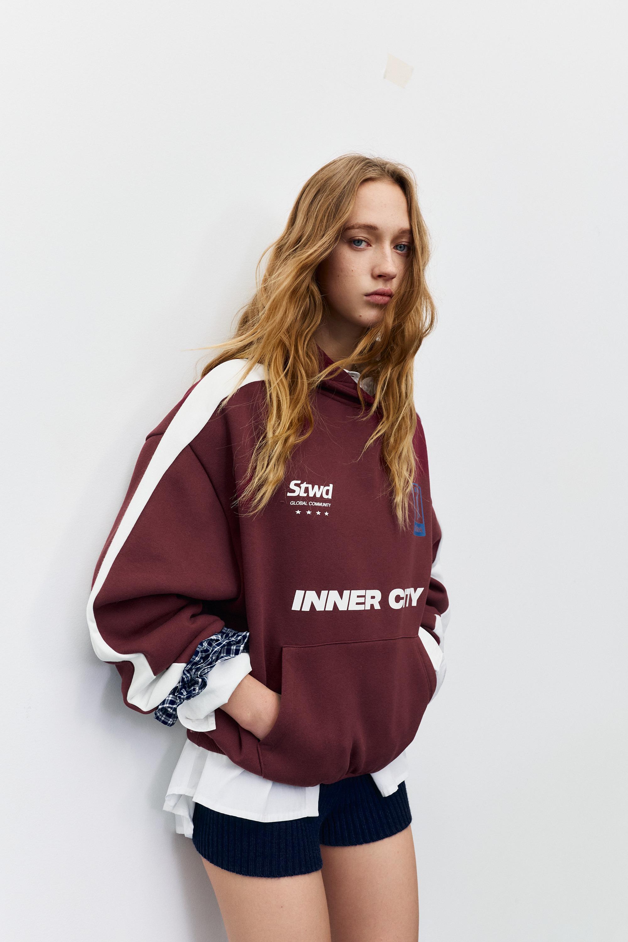 Felpa Con Cappuccio Stwd Inner City